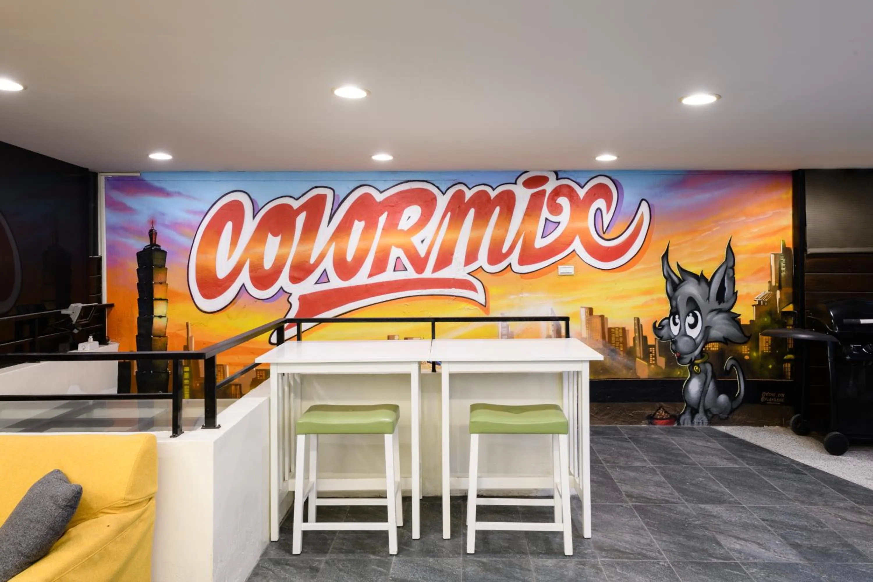 Balcony/Terrace in ColorMix Hotel & Hostel