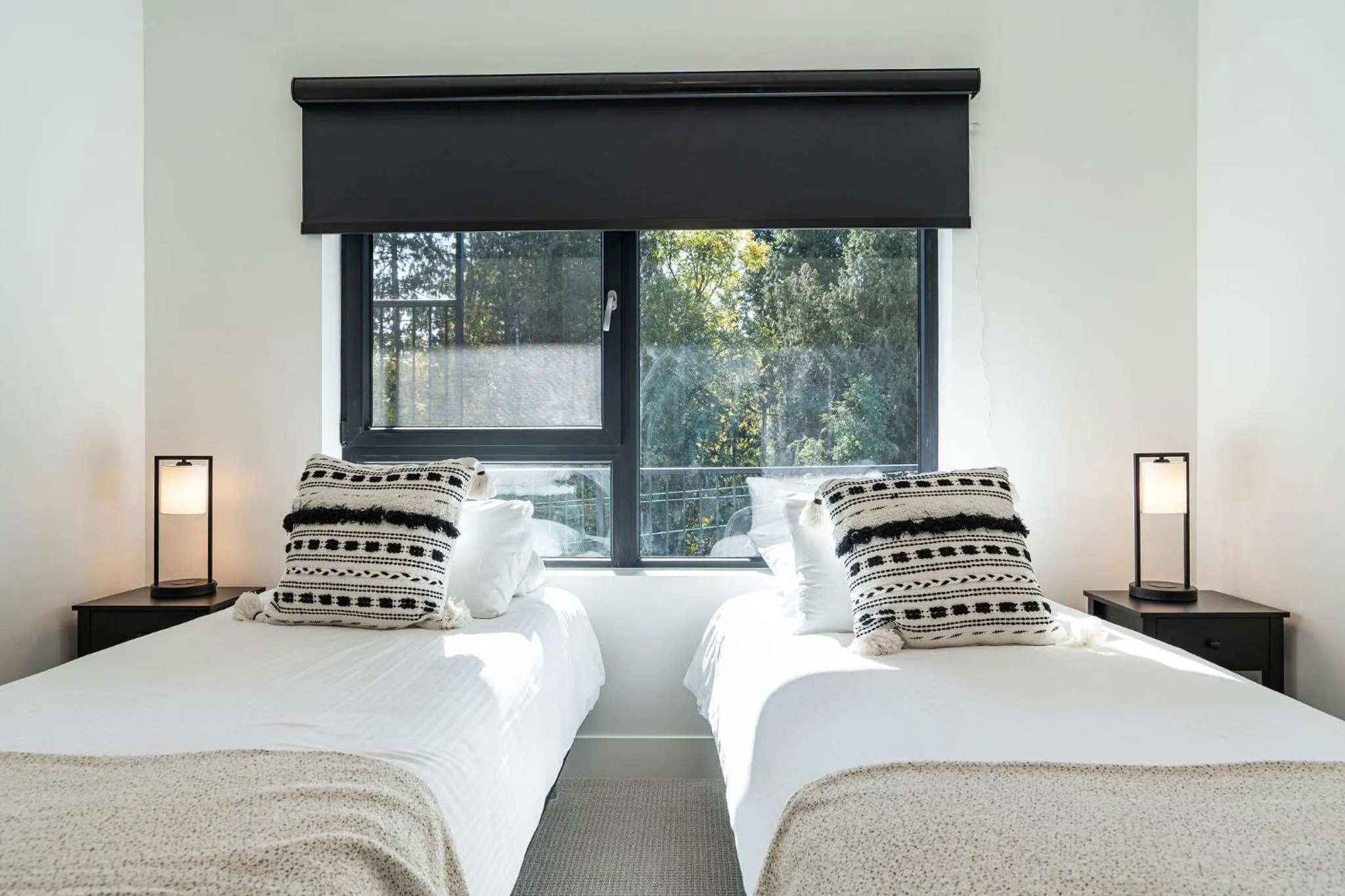 Bed in Mountainview Escape by Revelstoke Vacations