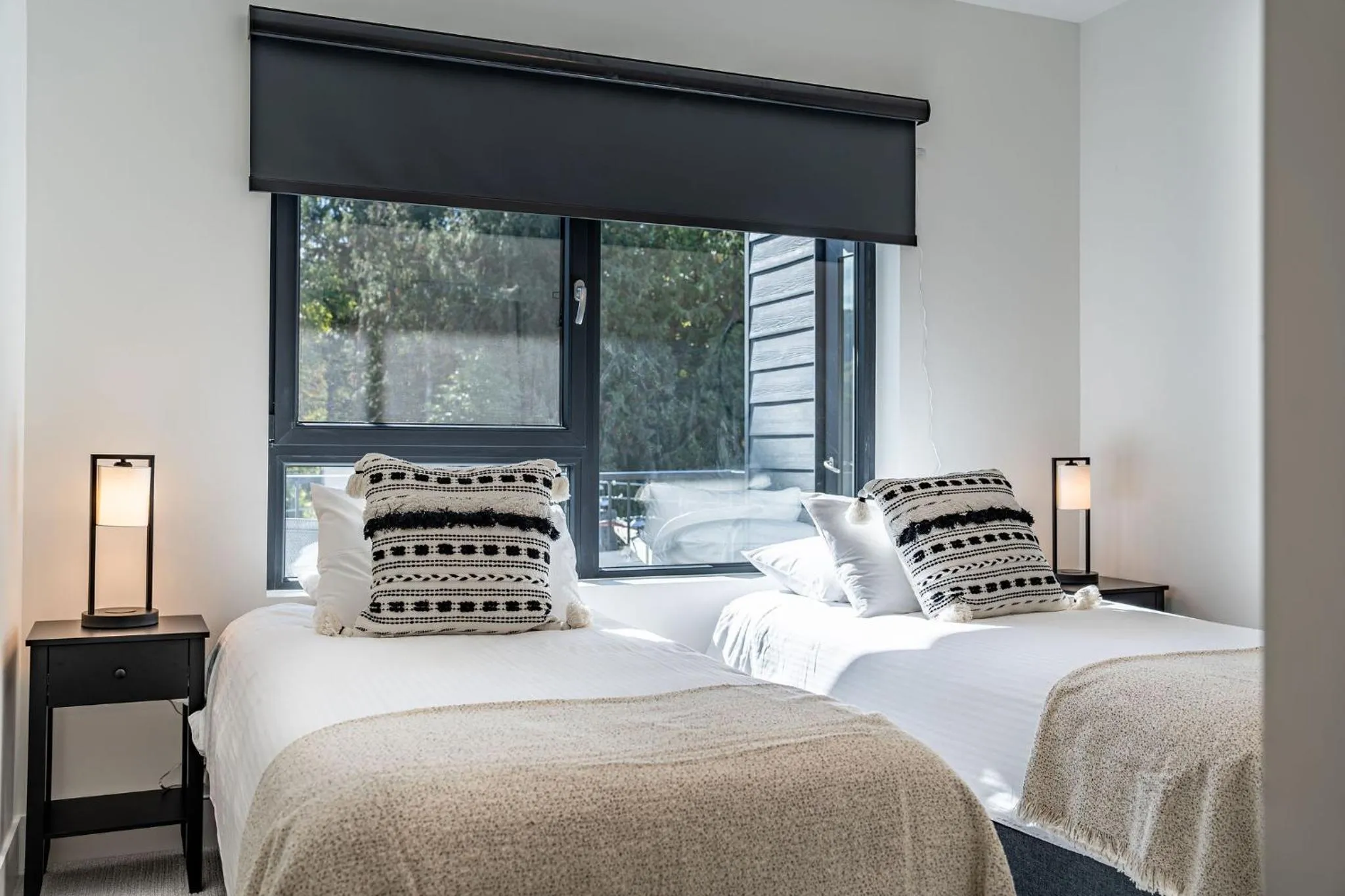 Bed in Mountainview Escape by Revelstoke Vacations