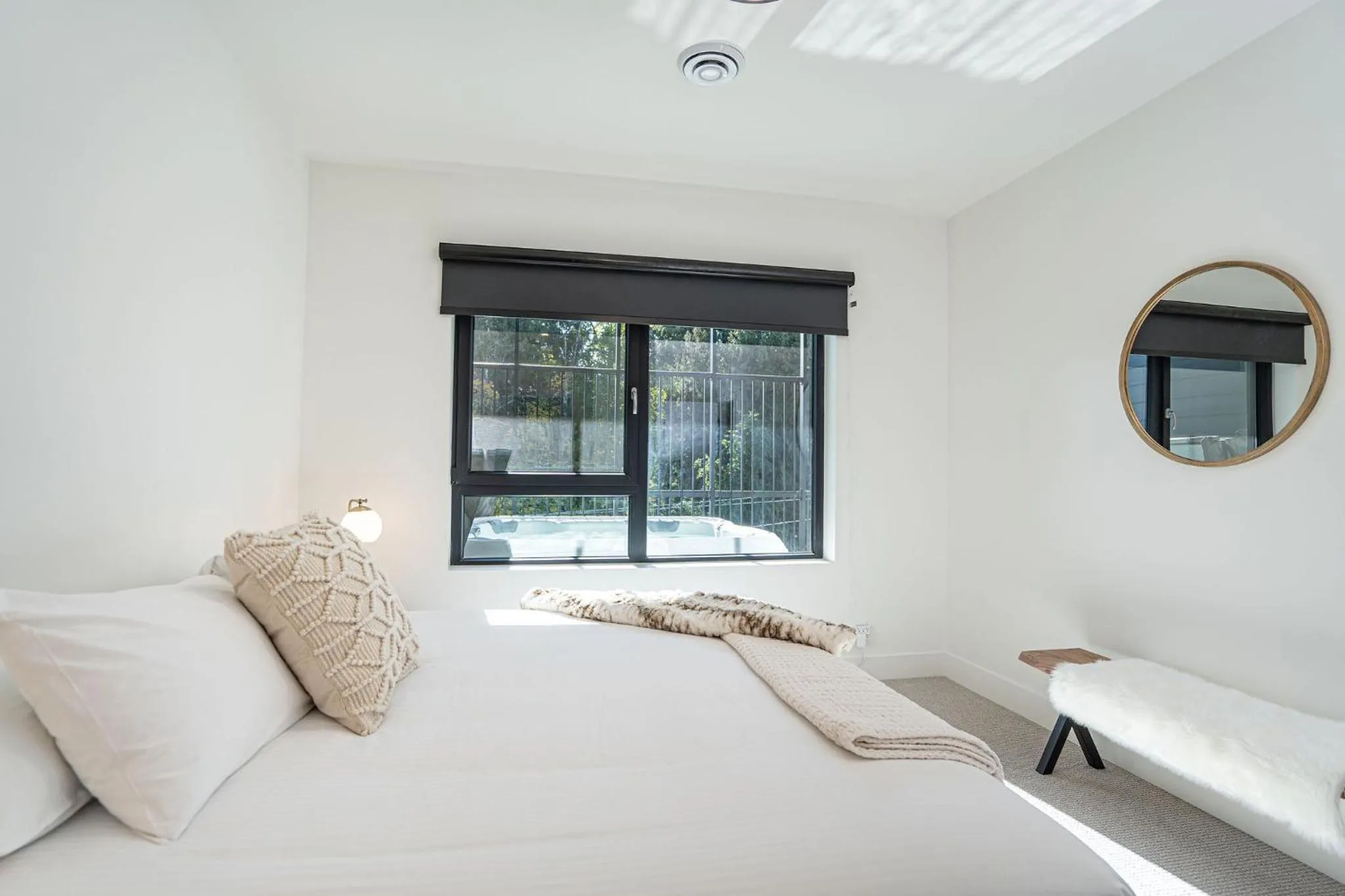 Bed in Mountainview Escape by Revelstoke Vacations