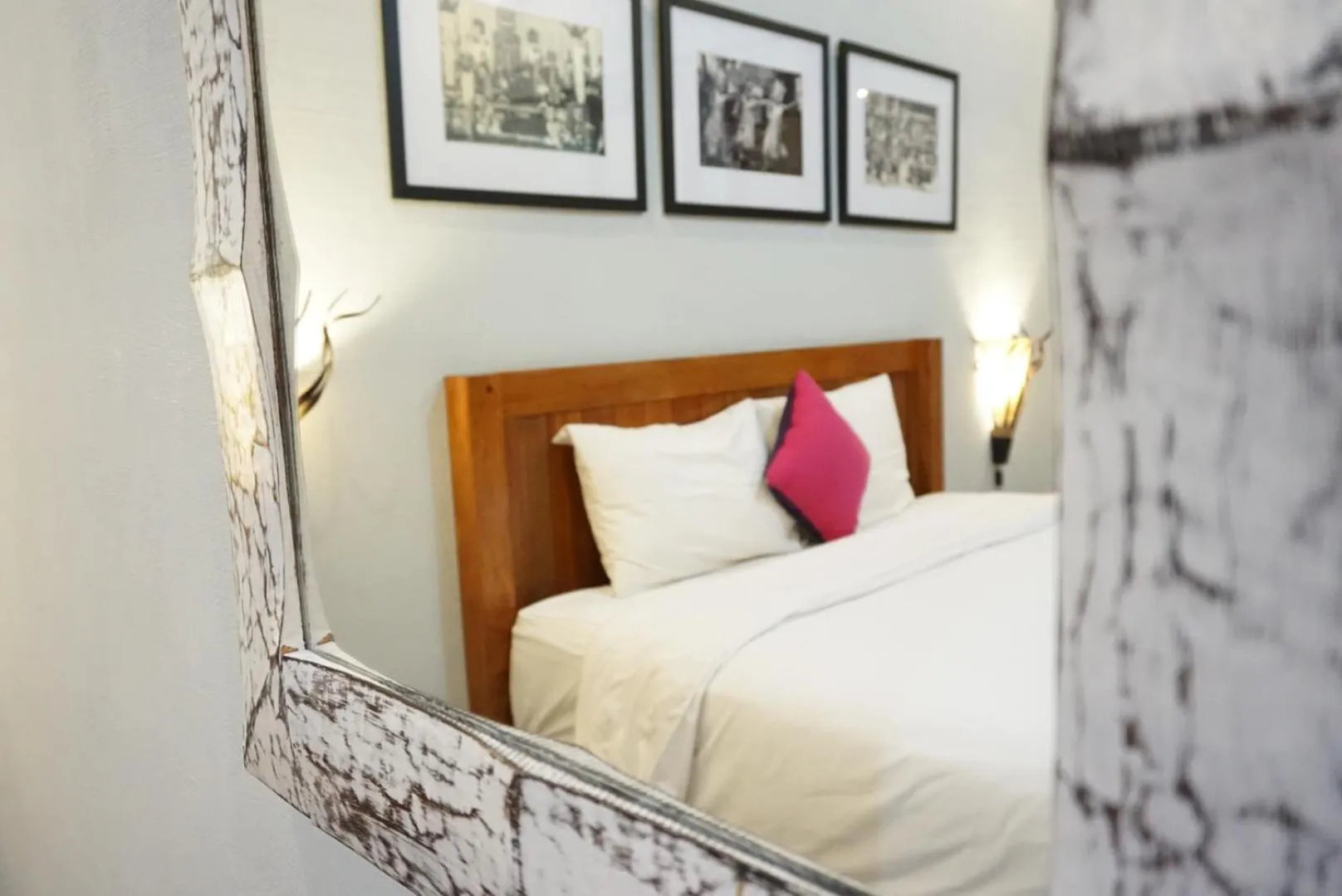 Bed in Louto Dmell Villa & Guesthouse