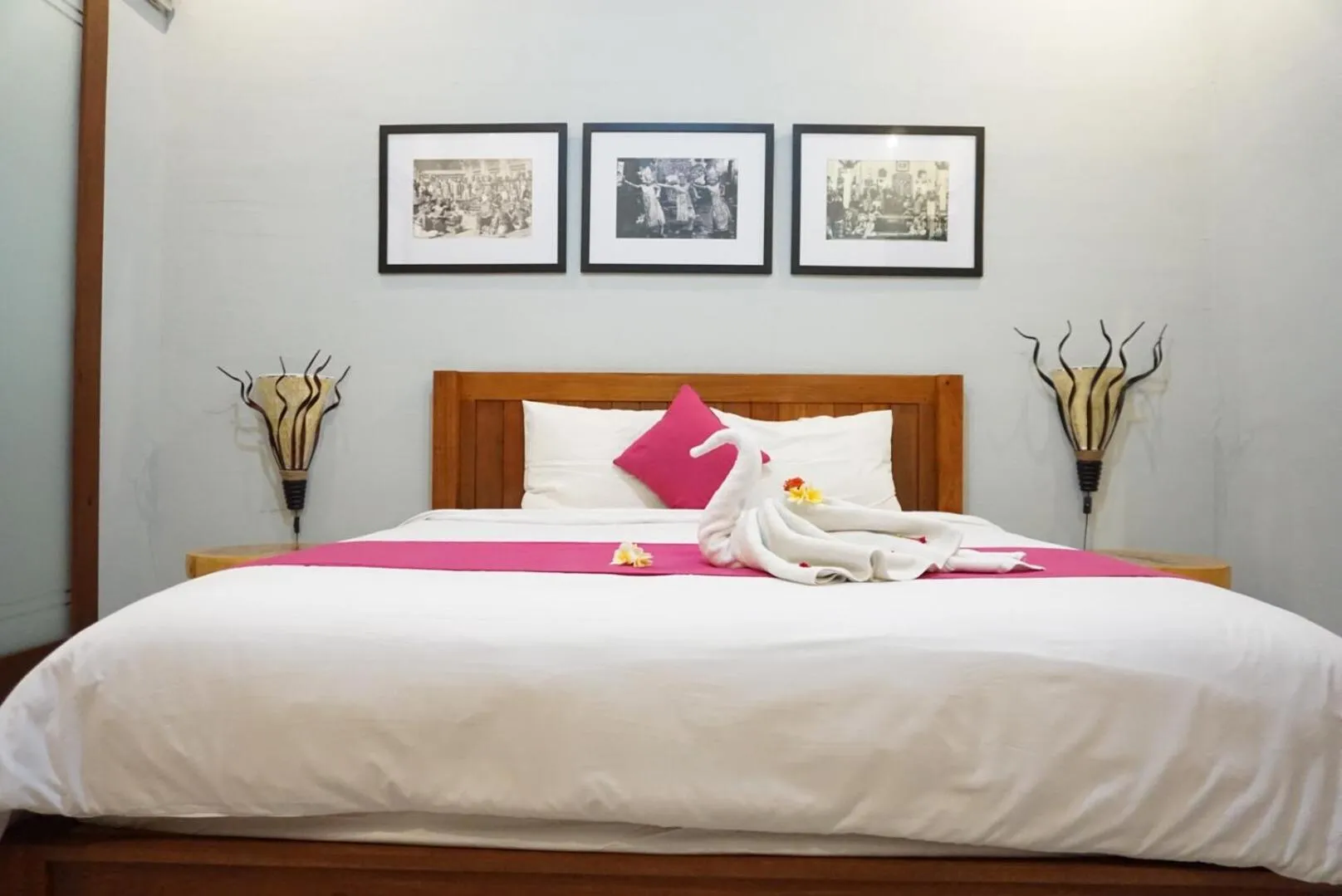 Bed in Louto Dmell Villa & Guesthouse