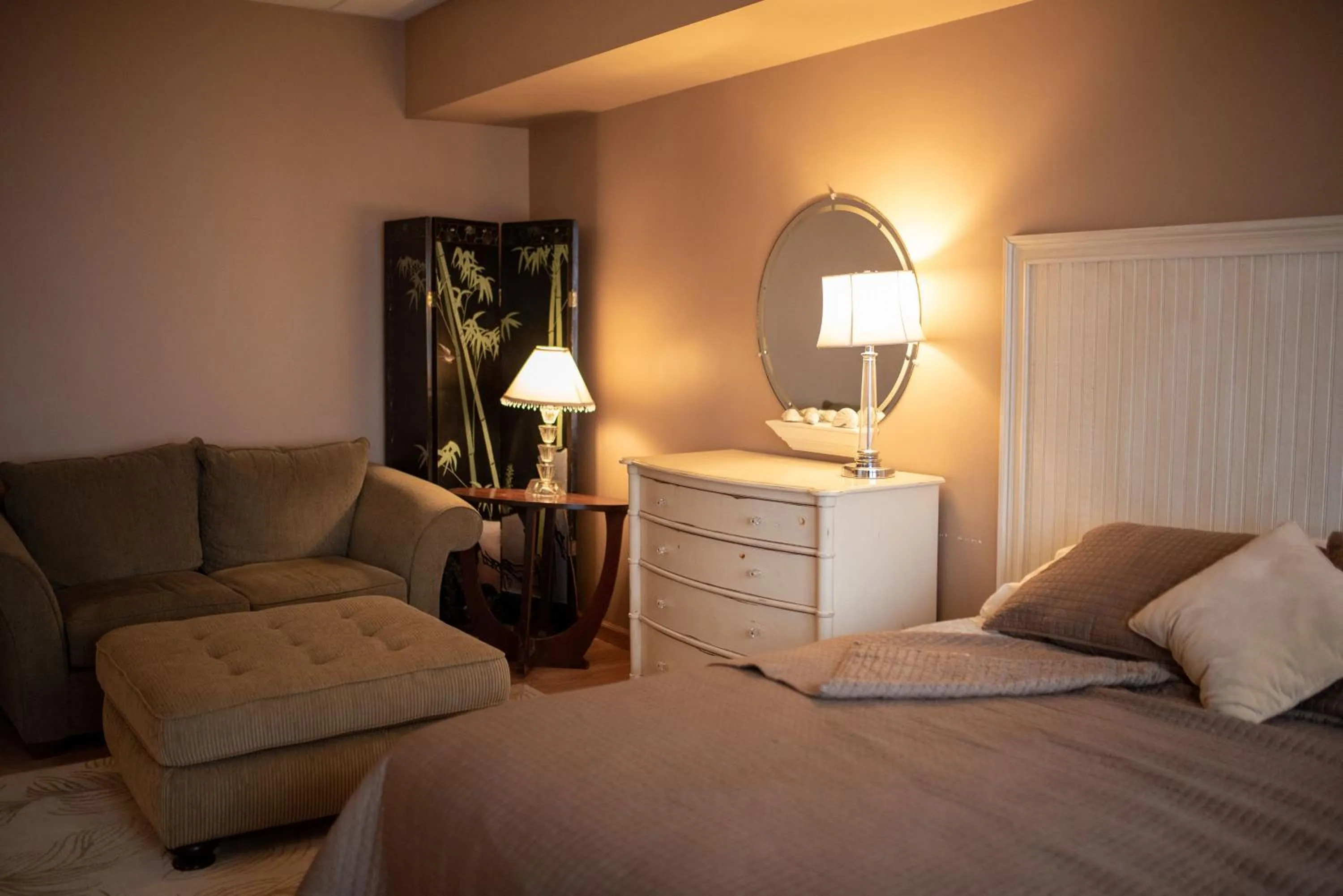 Bed in Fountainview Inn