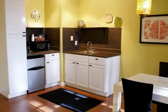 Kitchen or kitchenette in Fountainview Inn