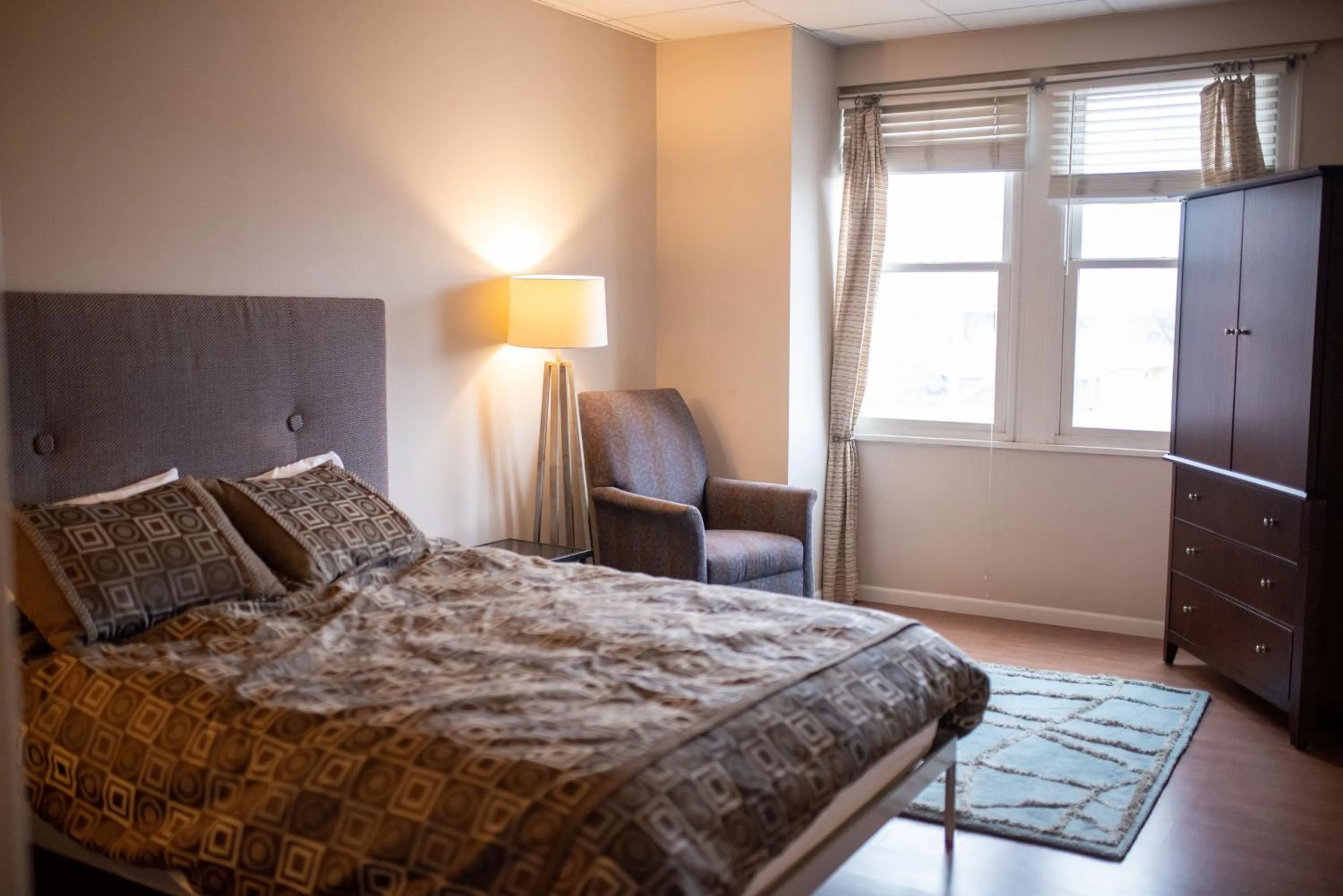 Bed in Fountainview Inn