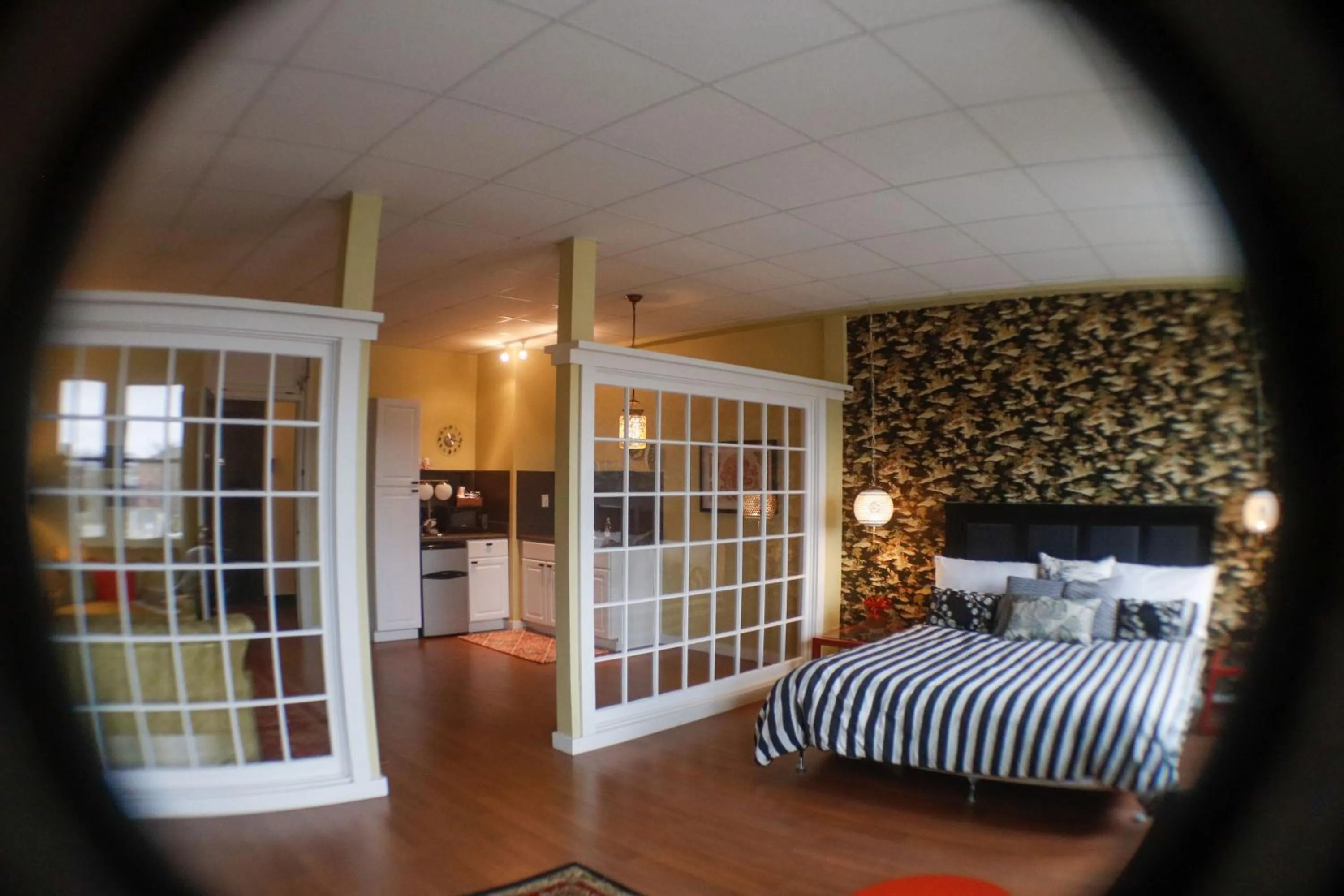 Bed in Fountainview Inn