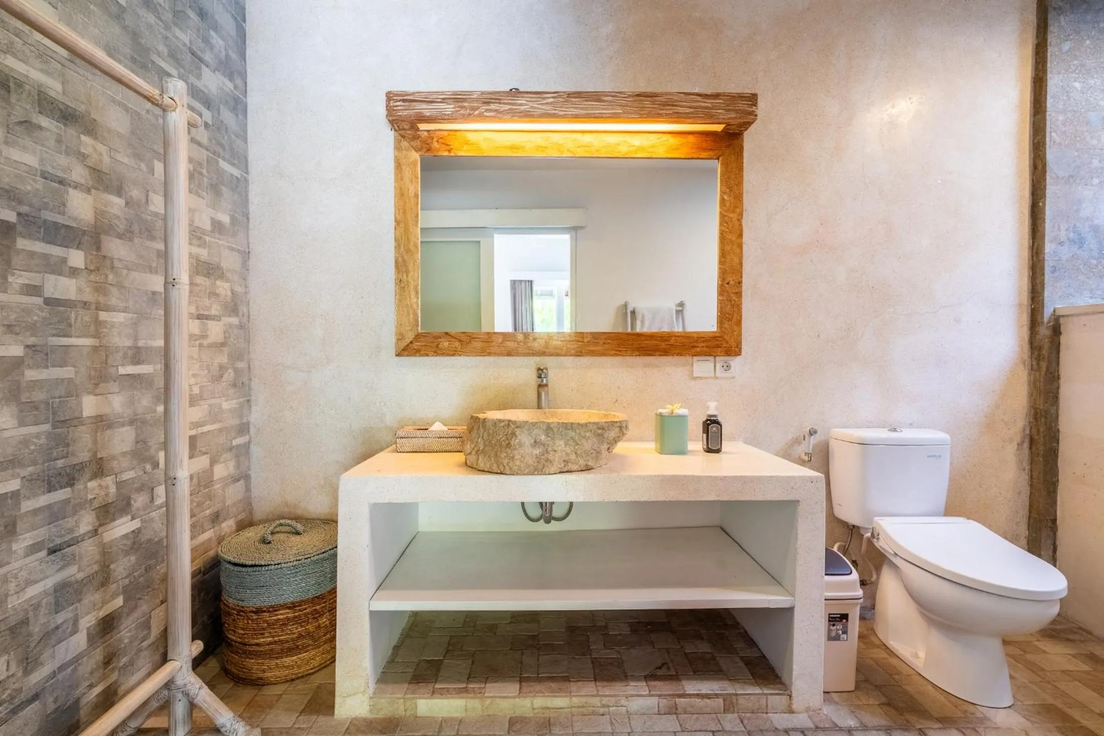 Toilet in Jungle Amaranth Villa Canggu - Exclusive 3BR Retreat with Pool, Modern Amenities and Top Location