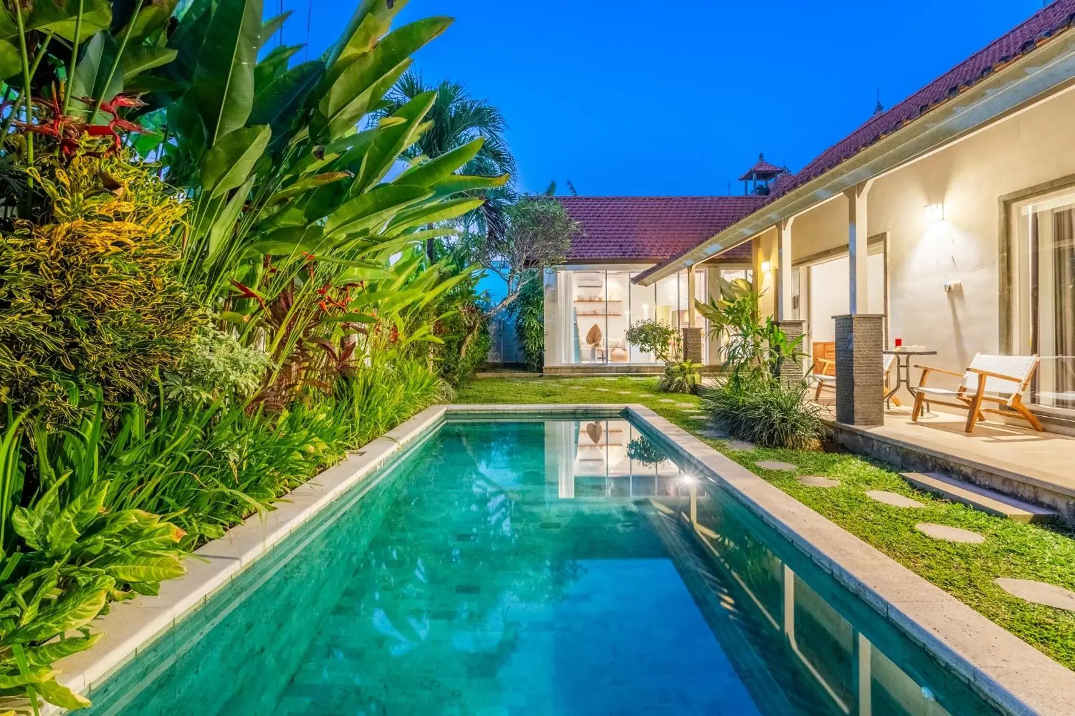 Property building in Jungle Amaranth Villa Canggu - Exclusive 3BR Retreat with Pool, Modern Amenities and Top Location Property building in Jungle Amaranth Villa Canggu - Exclusive 3BR Retreat with Pool, Modern Amenities and Top Location
