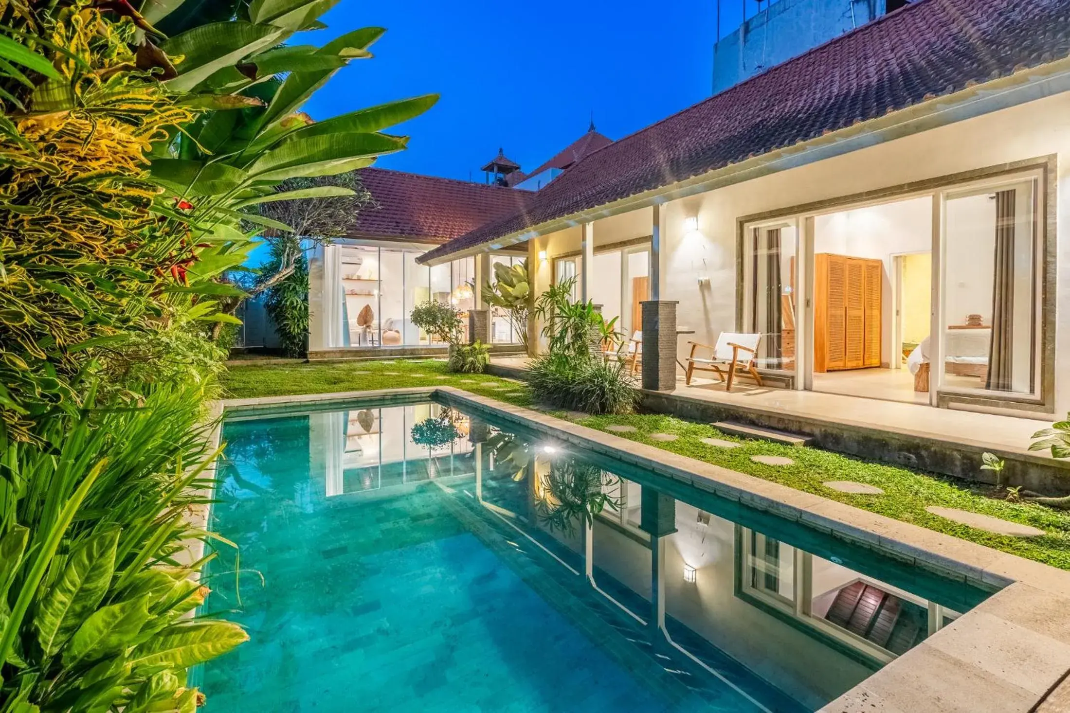 Property building in Jungle Amaranth Villa Canggu - Exclusive 3BR Retreat with Pool, Modern Amenities and Top Location Property building in Jungle Amaranth Villa Canggu - Exclusive 3BR Retreat with Pool, Modern Amenities and Top Location