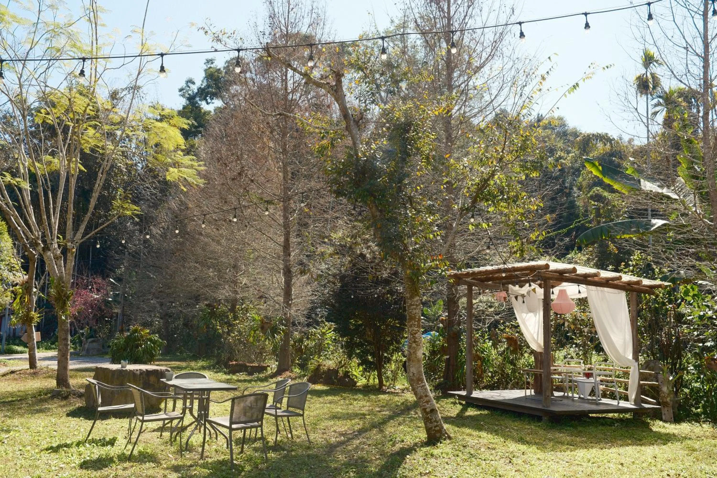 Garden in 愛黏在一起設計師民宿 Lovers BNB