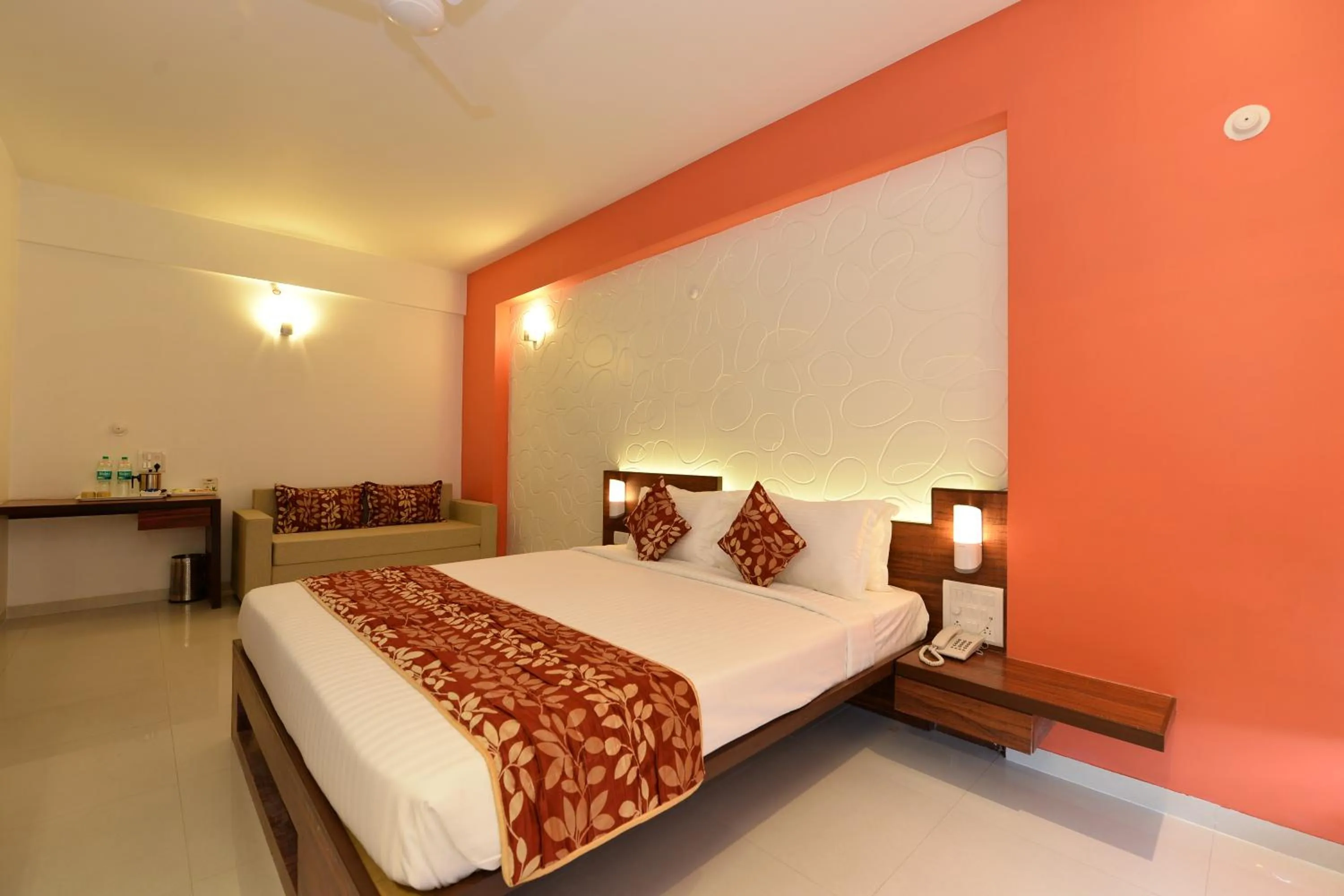 Photo of the whole room, Bed in The Temple View Hotel