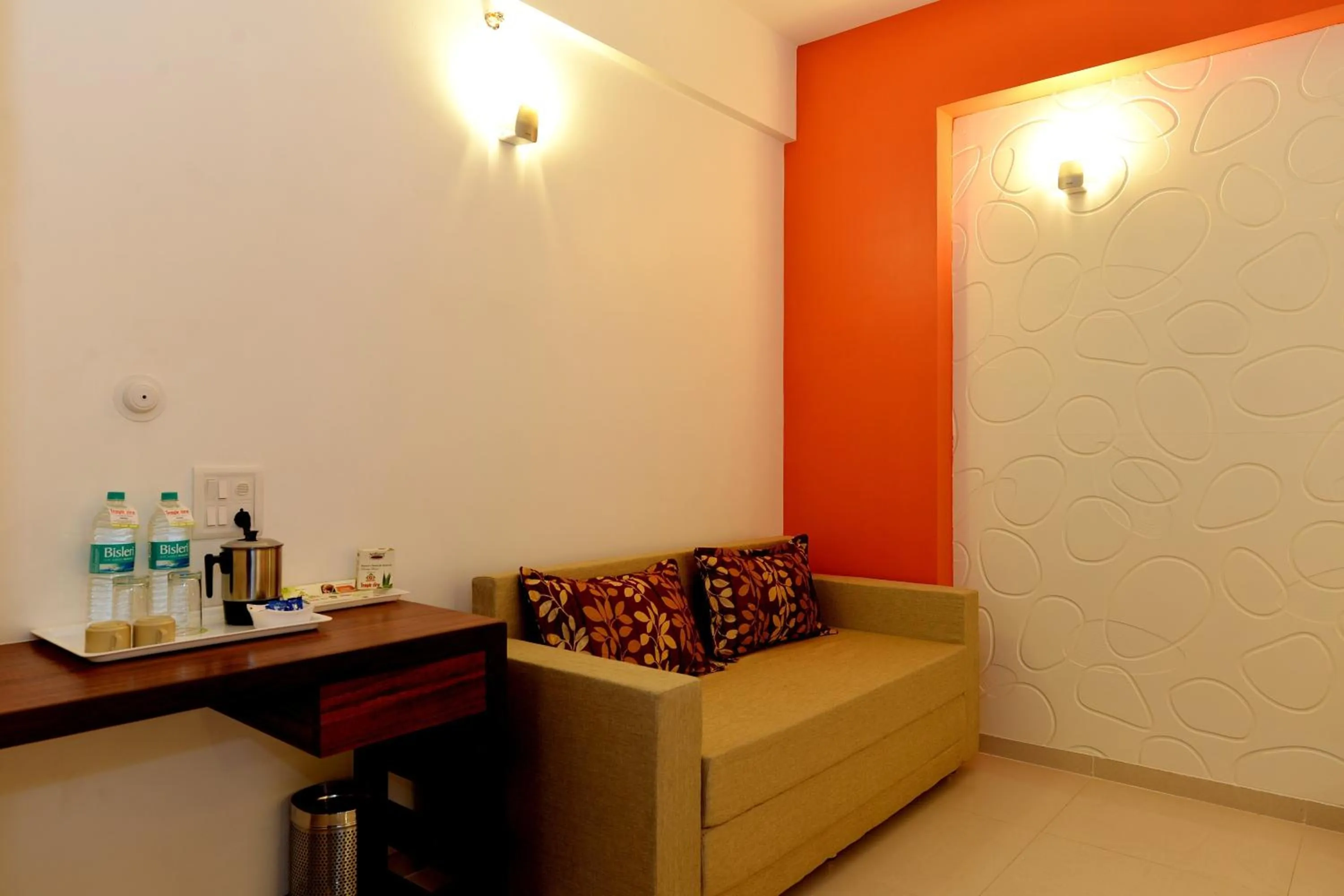 Seating area in The Temple View Hotel