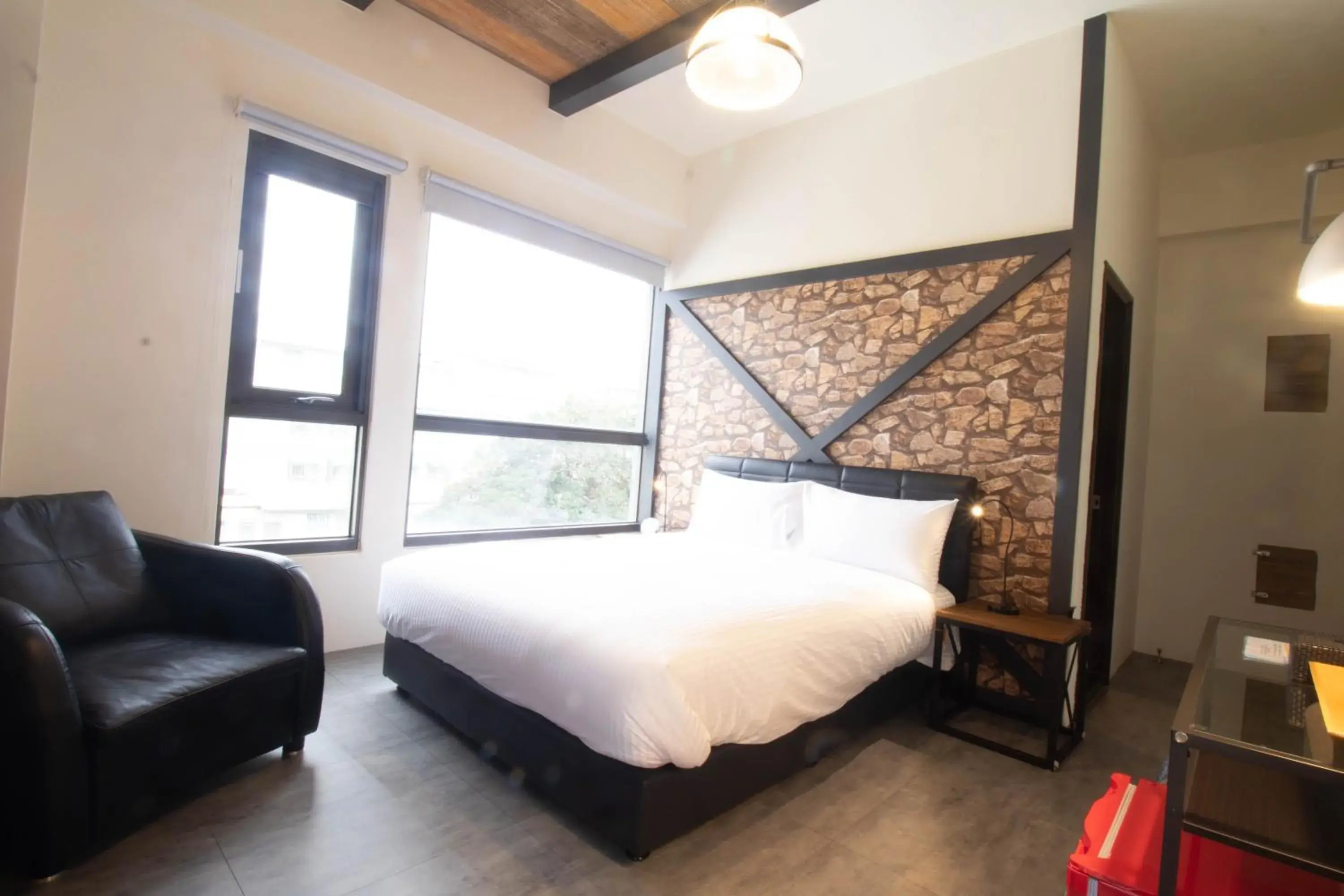 Double Room with Garden View(E) in Ji Ye Jing Zhan B&B Double Room with Garden View(E) in Ji Ye Jing Zhan B&B