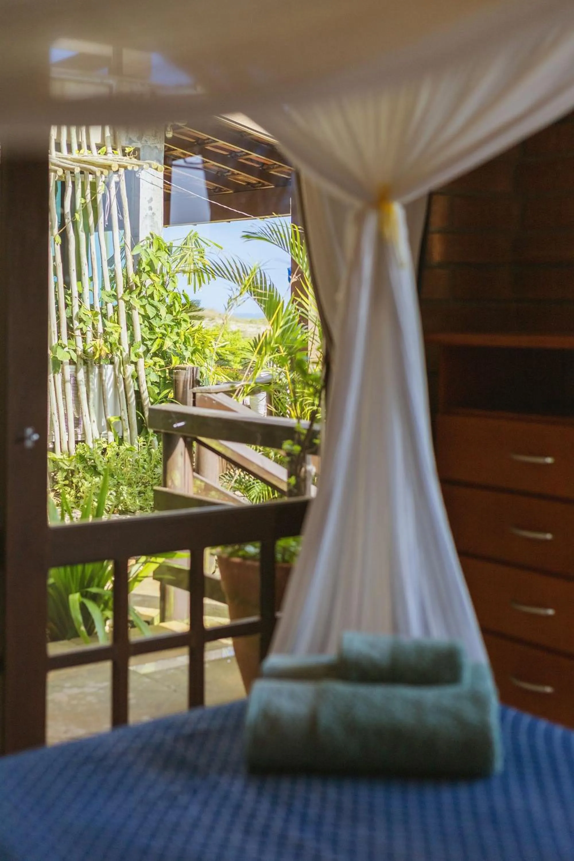 Bed in Villa Bali Casas pé na areia