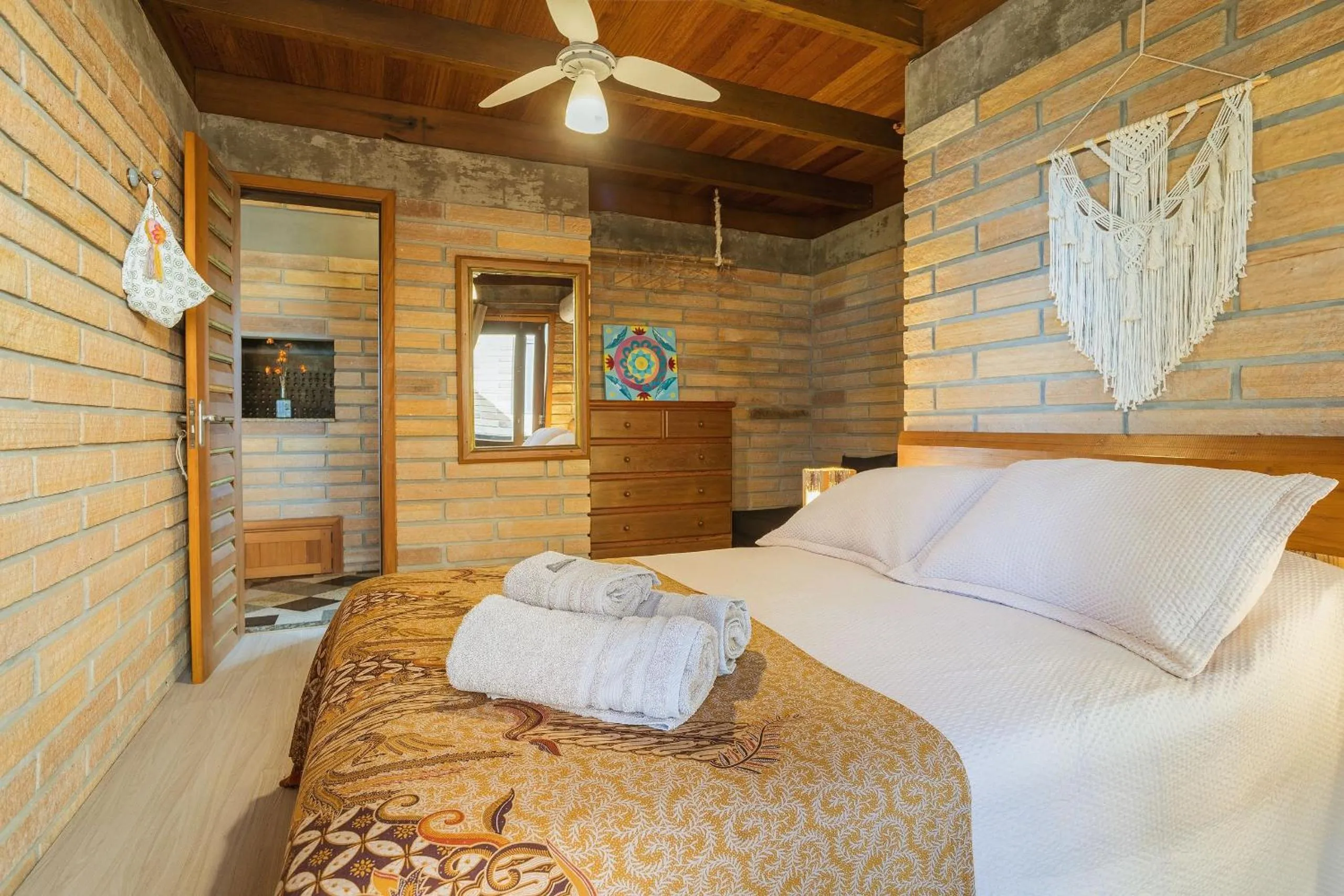 Bed in Villa Bali Casas pé na areia