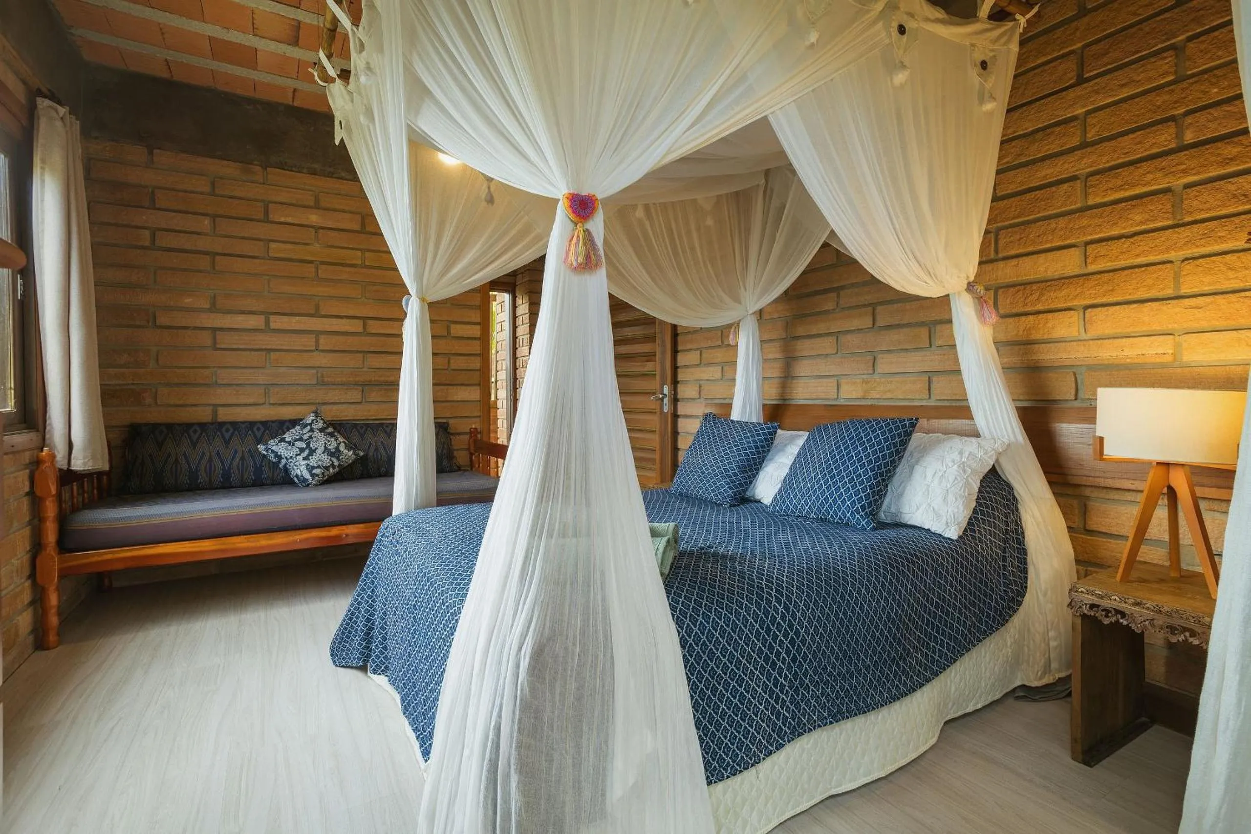 Bed in Villa Bali Casas pé na areia