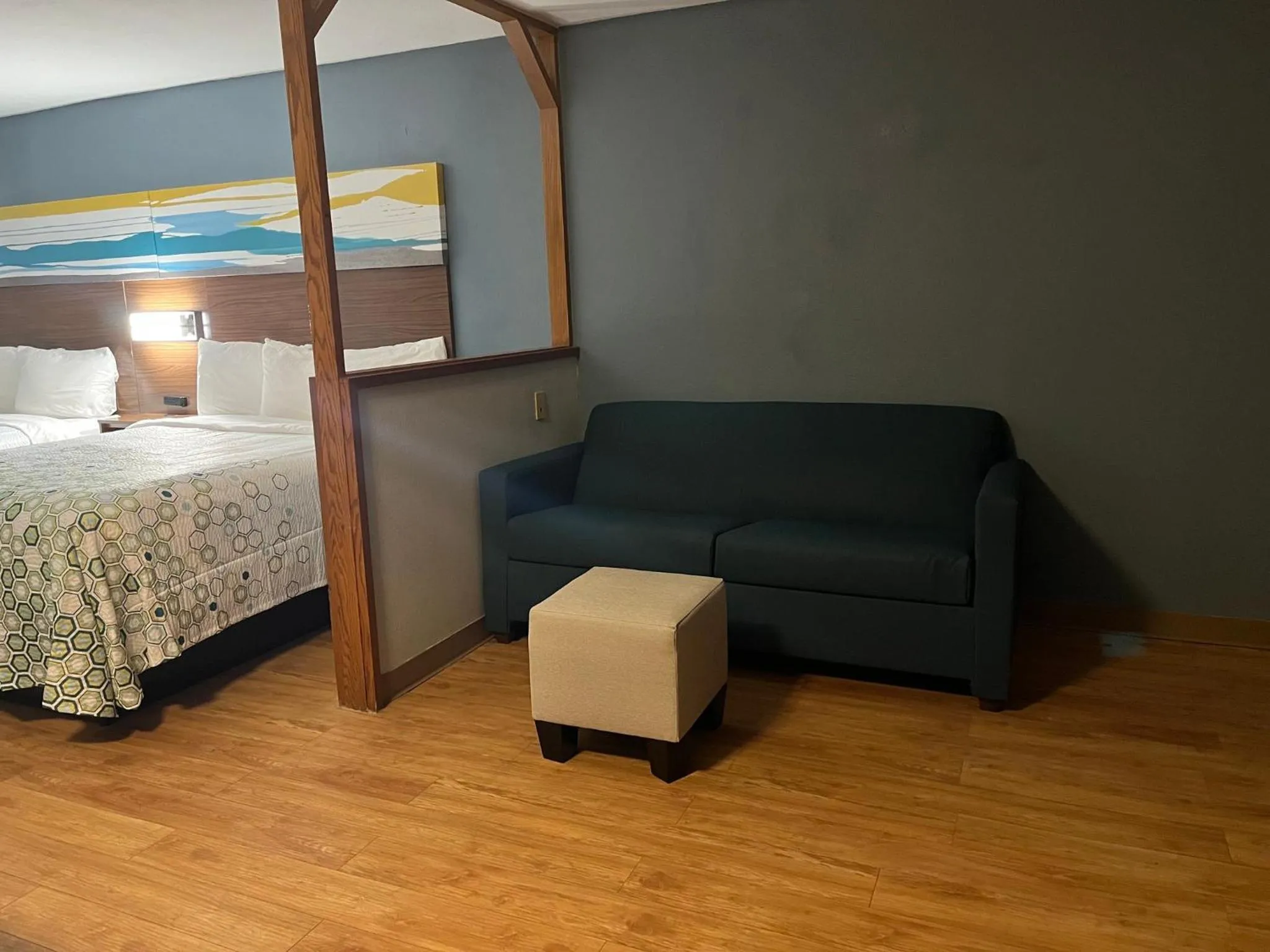 Photo of the whole room in HomeTowne Studios by Red Roof Amarillo West