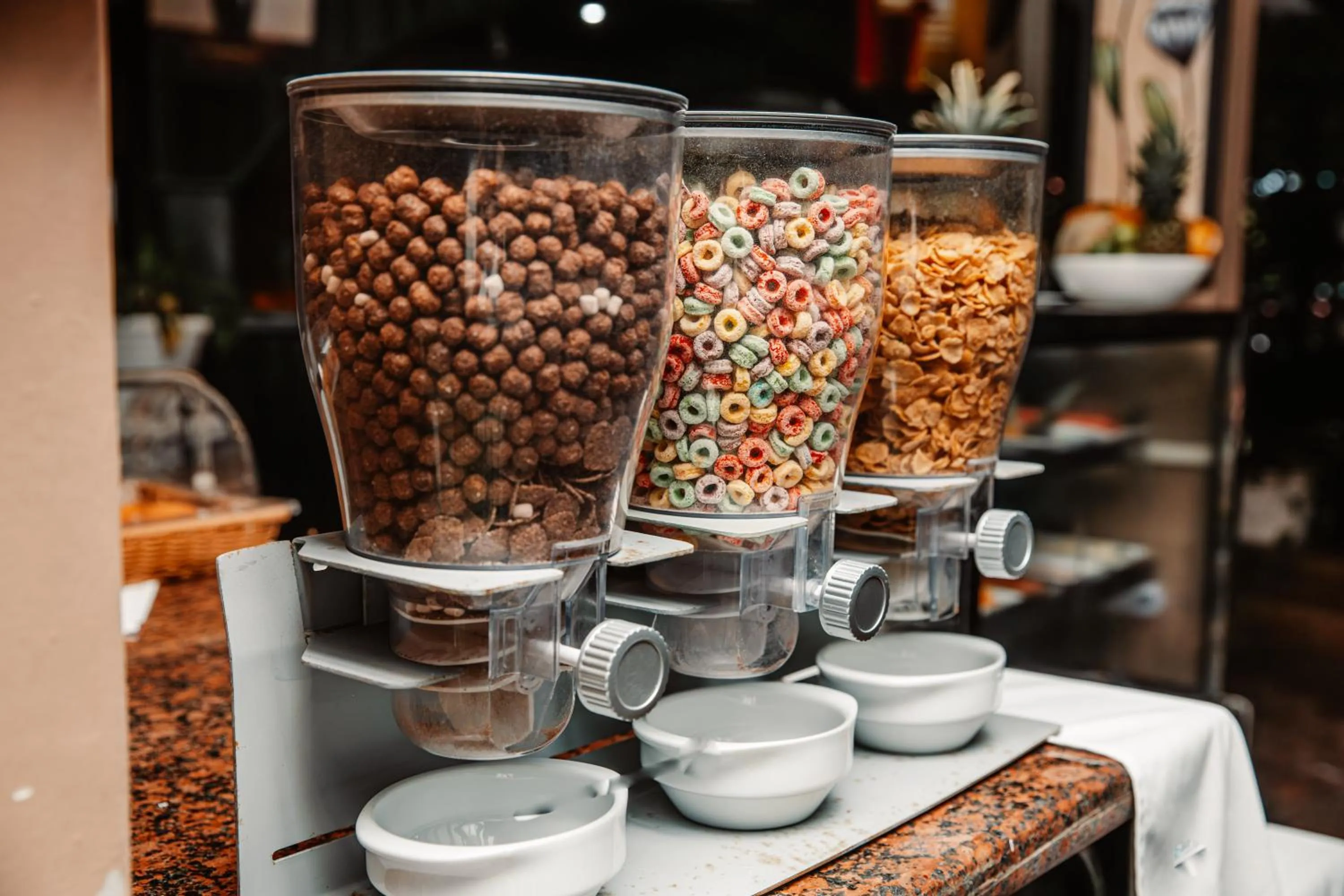 Buffet breakfast in Hotel Plaza Brisas