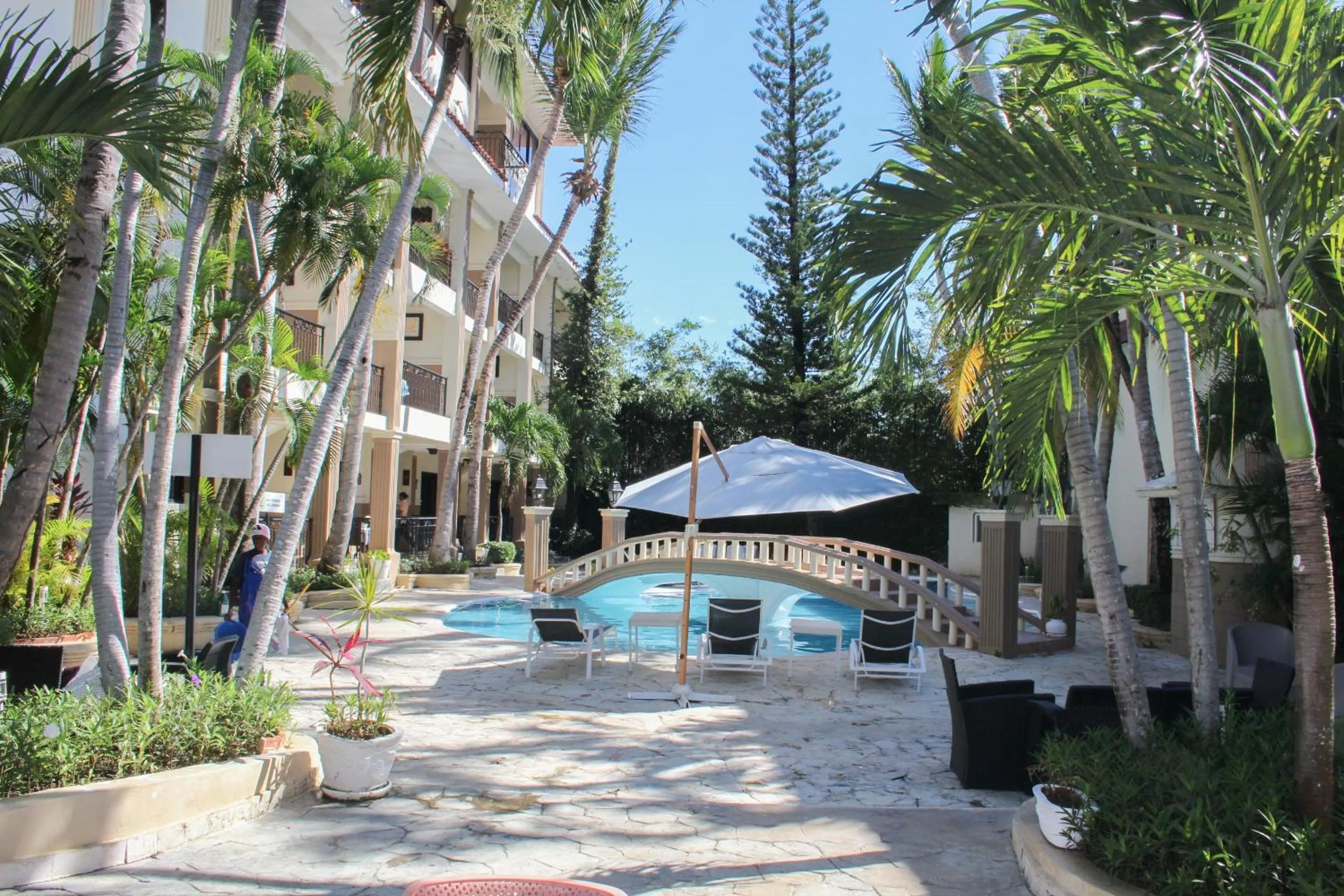 Garden view in Hotel Plaza Brisas