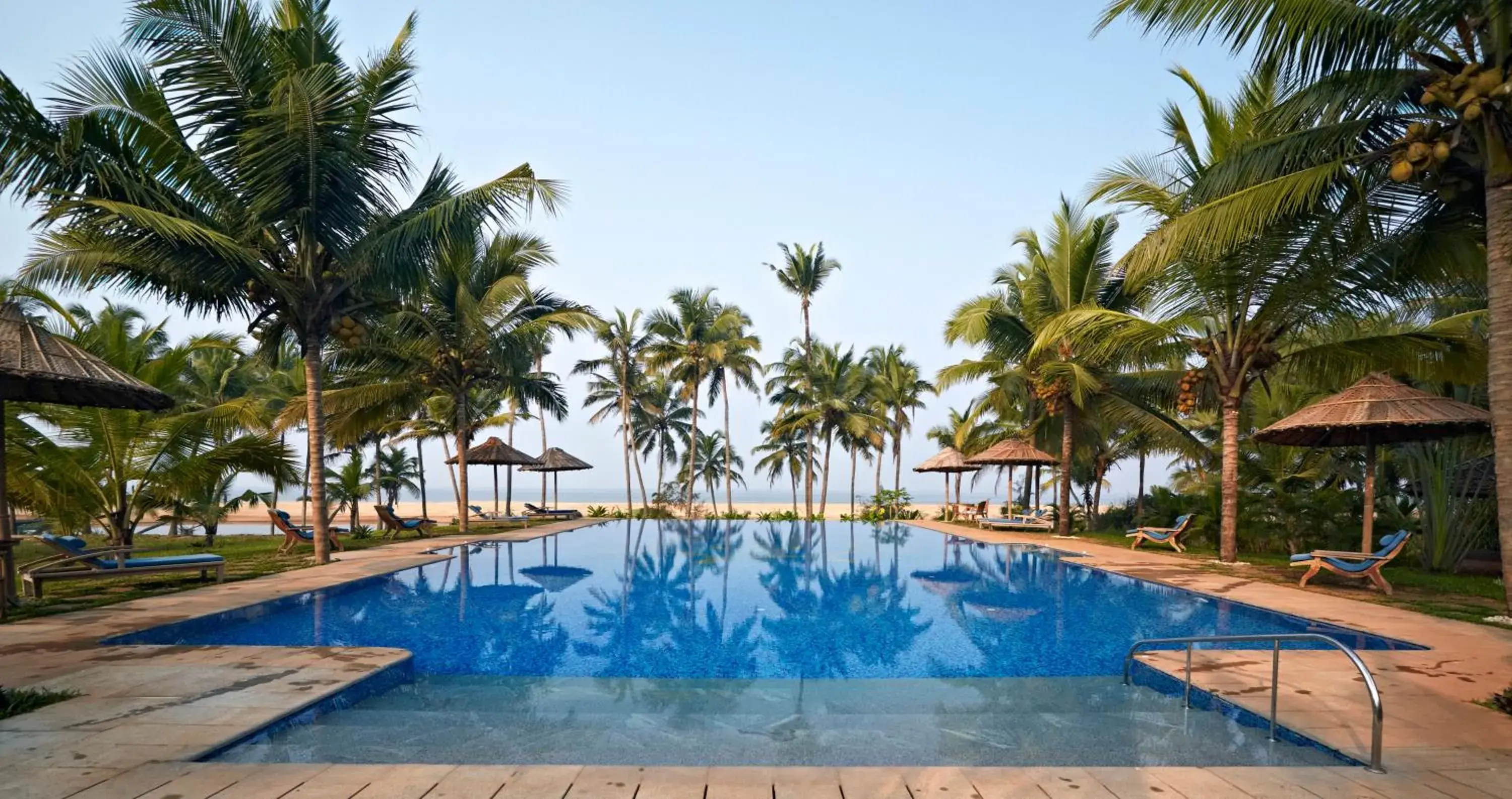 Pool view in Neeleshwar Hermitage Pool view in Neeleshwar Hermitage