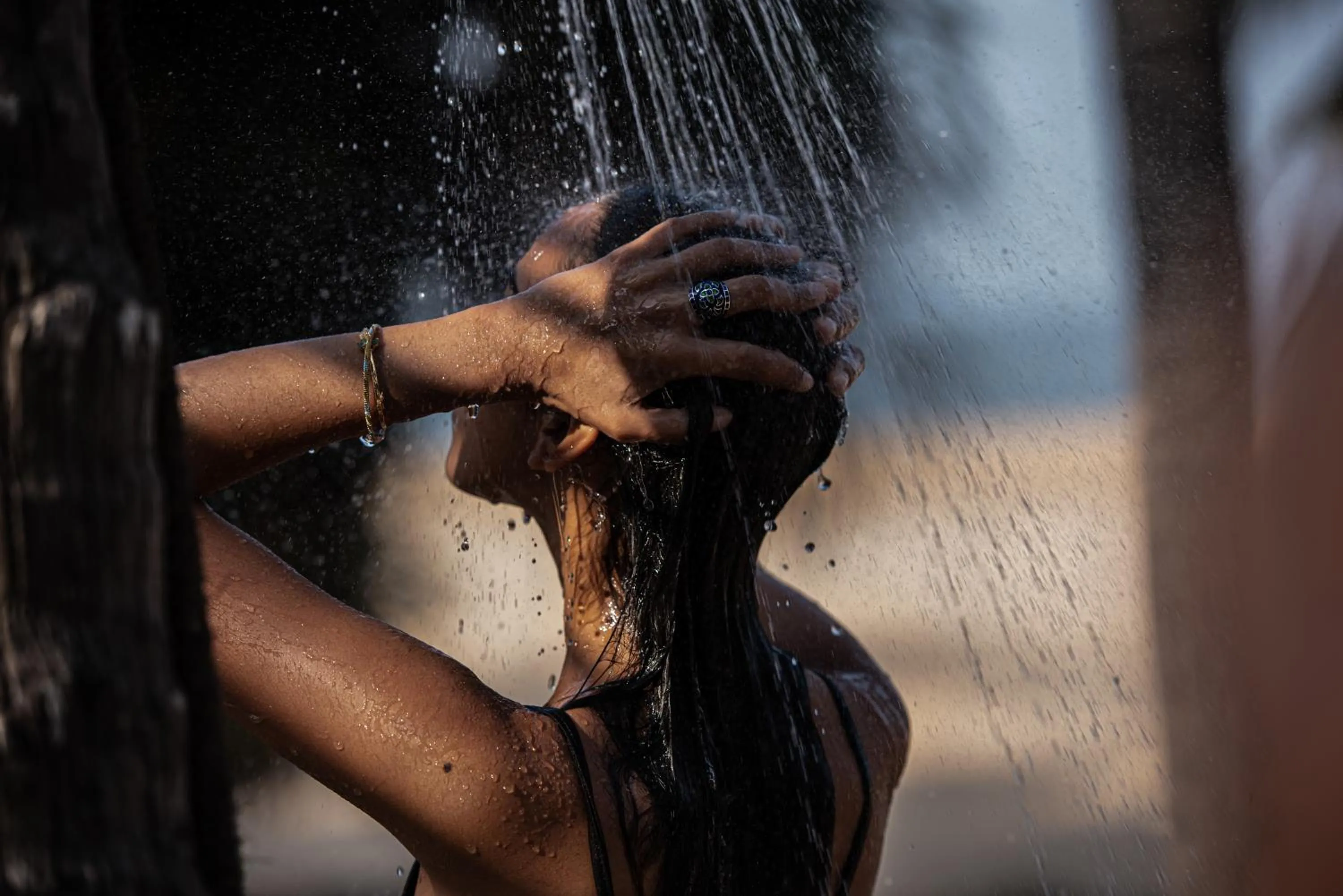 Open Air Bath in Neeleshwar Hermitage
