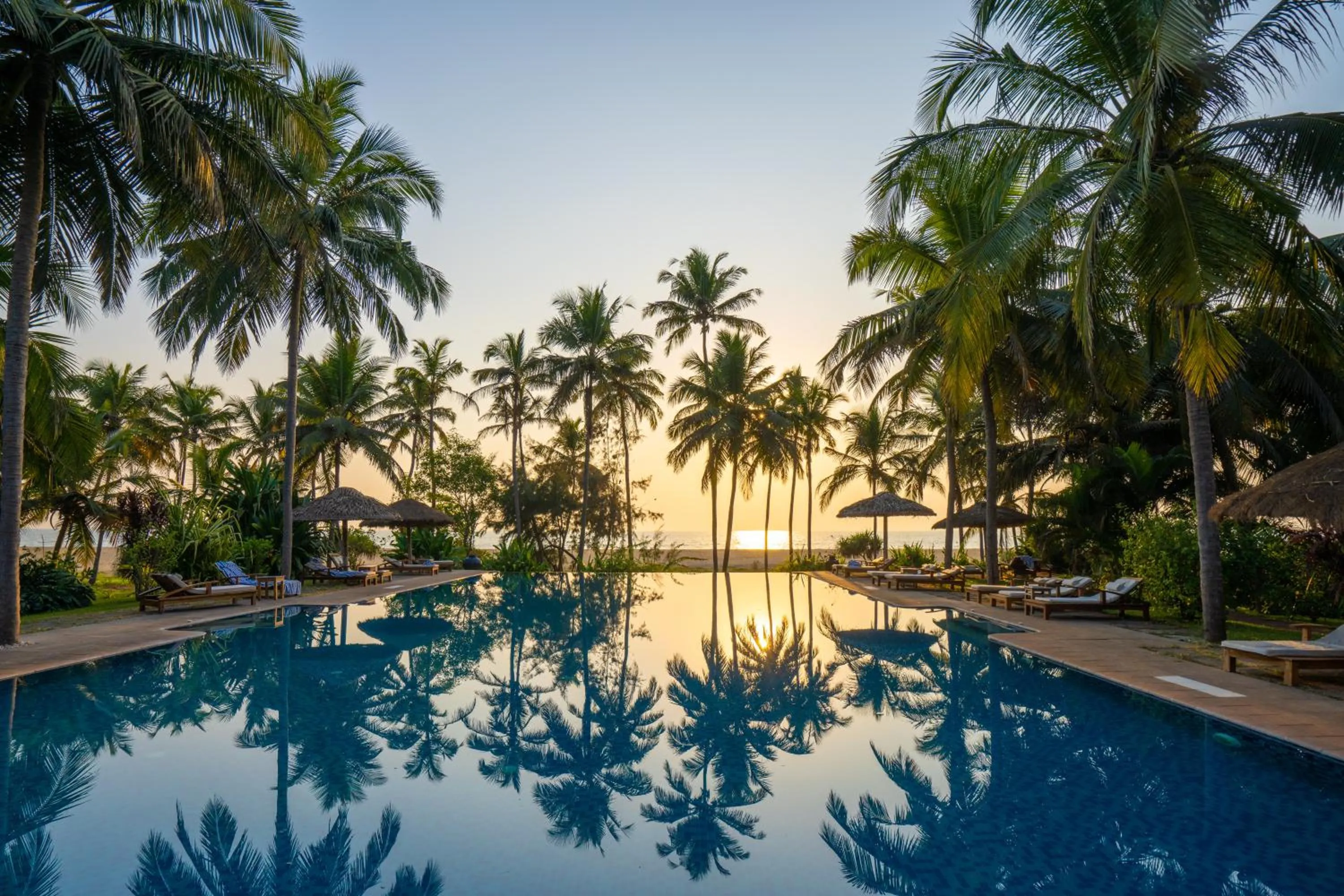 Swimming pool in Neeleshwar Hermitage