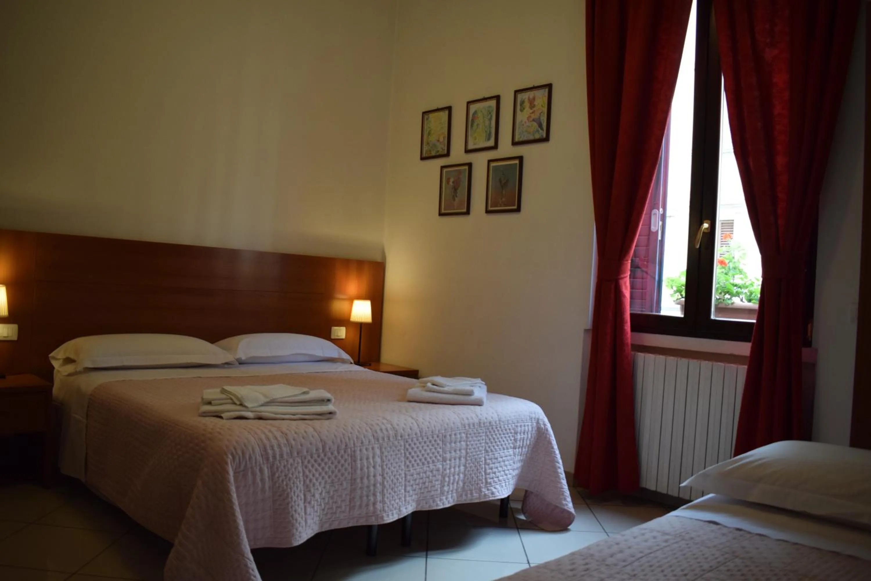 Bed in Hotel Dalmazia