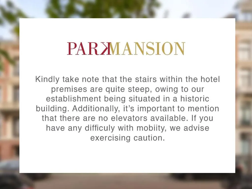 Decorative detail in Park Mansion Hotel