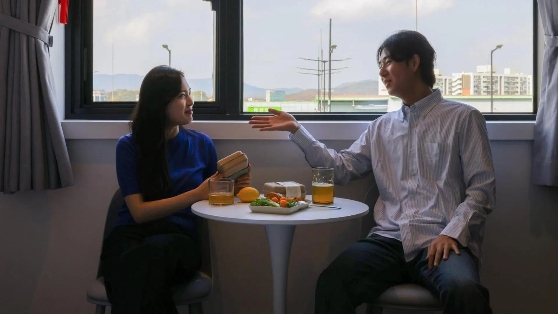 Seating area in Workers Hotel Daejeon by Aank