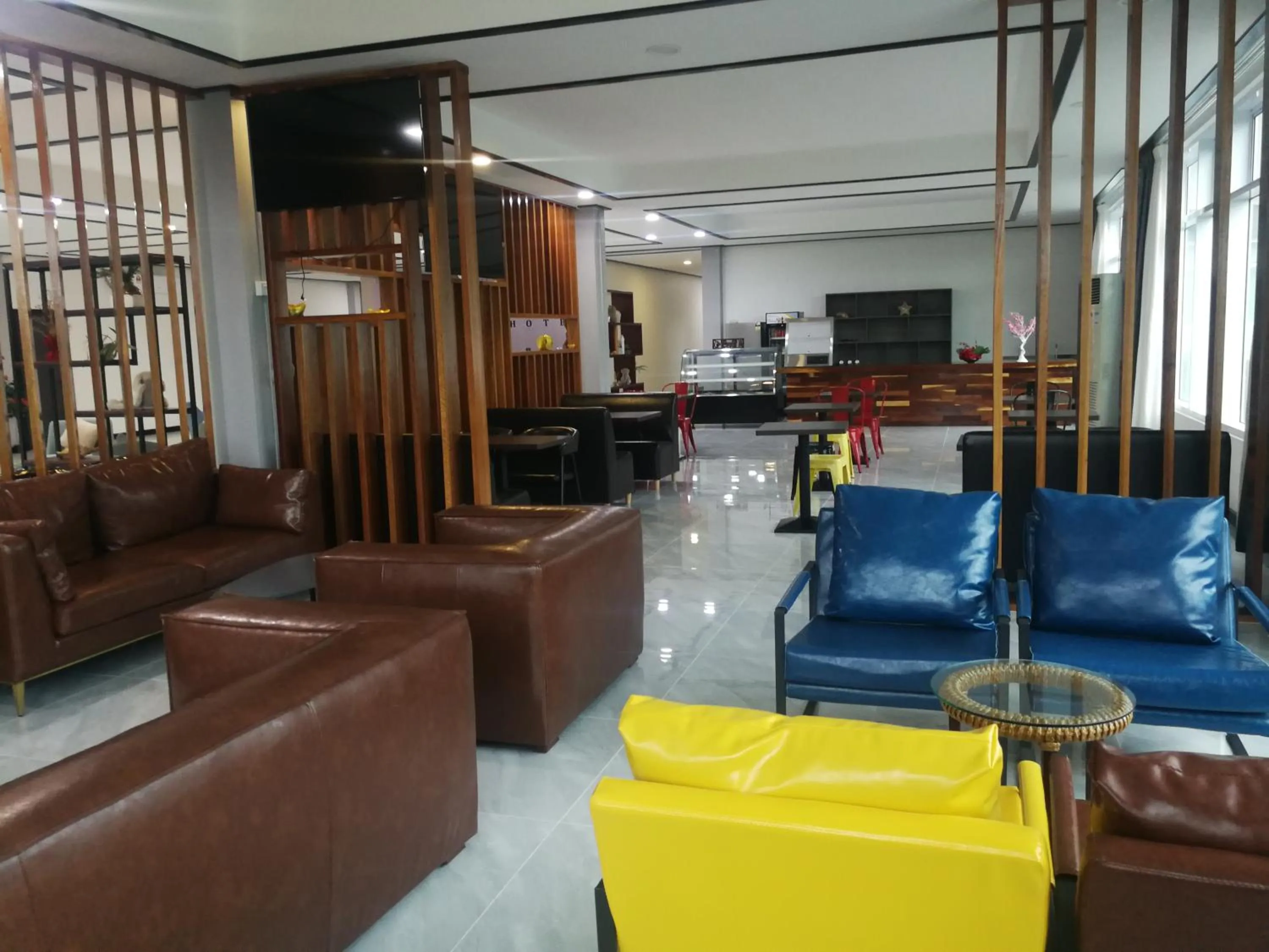 Seating area in Marina Hotel