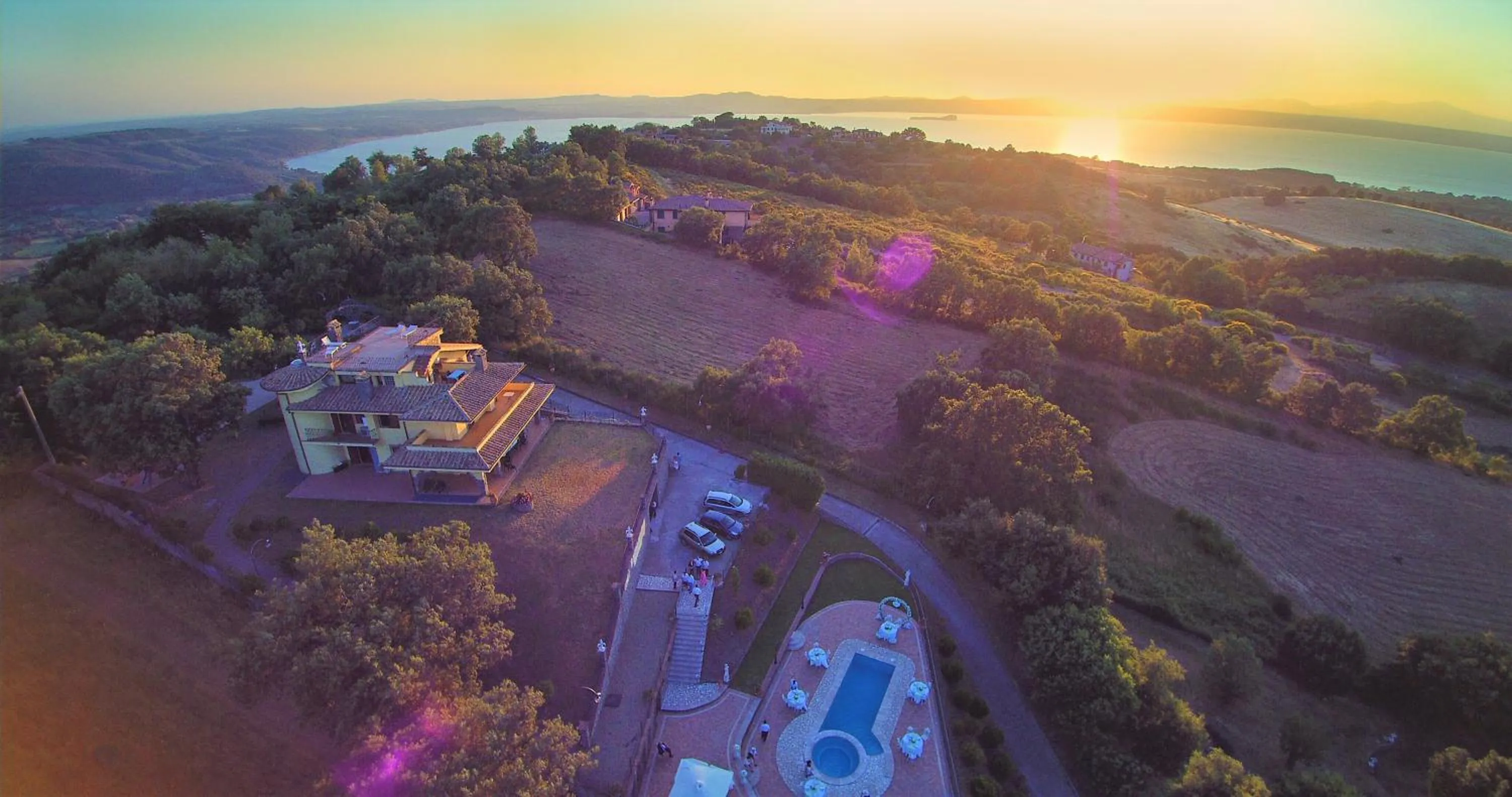 Bird's eye view in I Gigli del Belvedere
