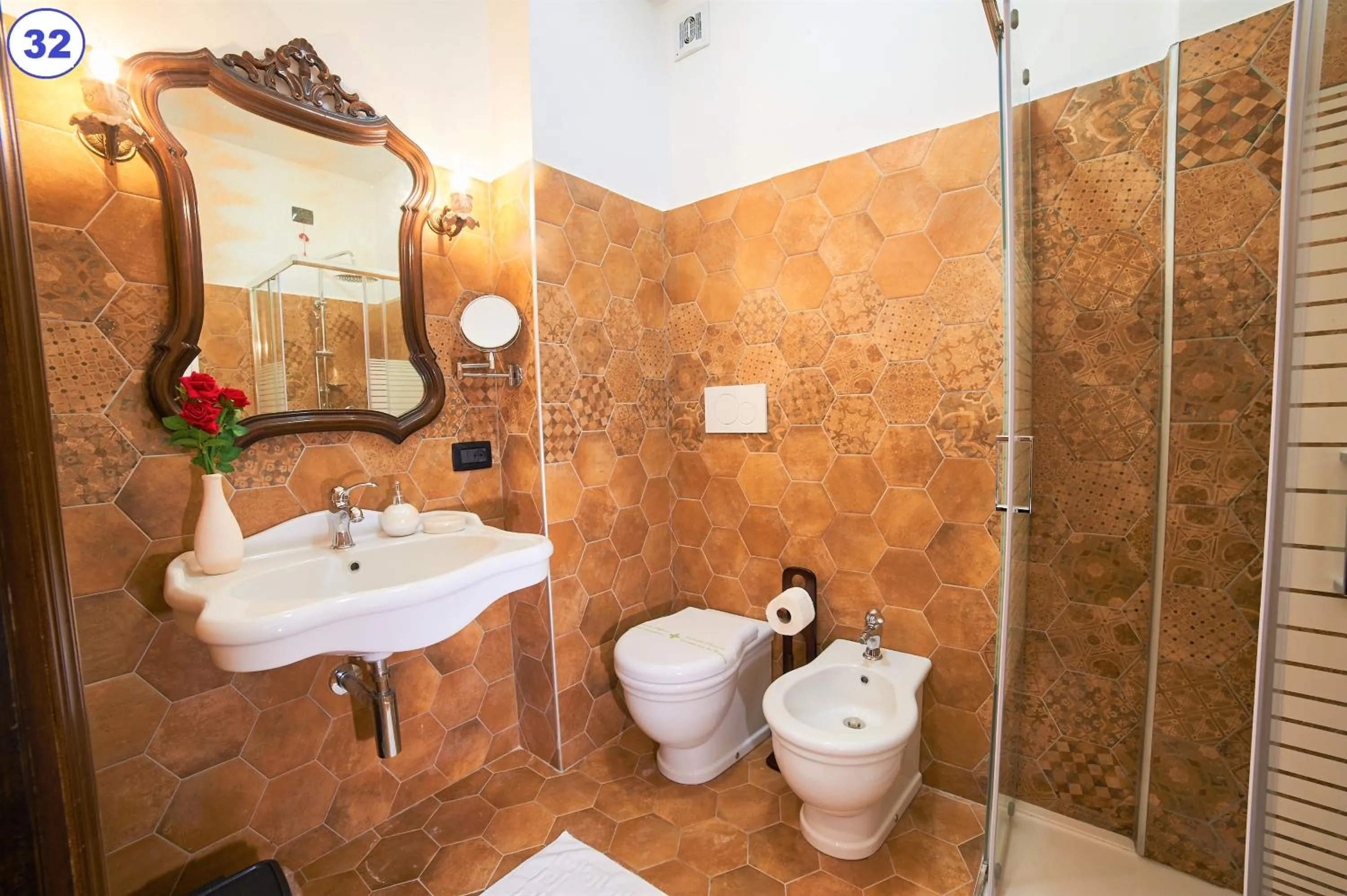 Bathroom in I Gigli del Belvedere