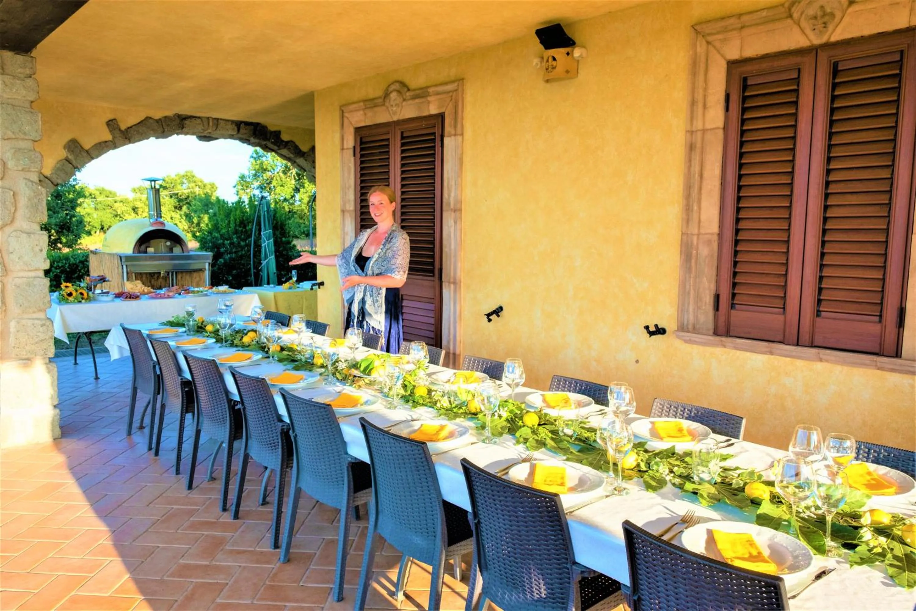 Patio in I Gigli del Belvedere