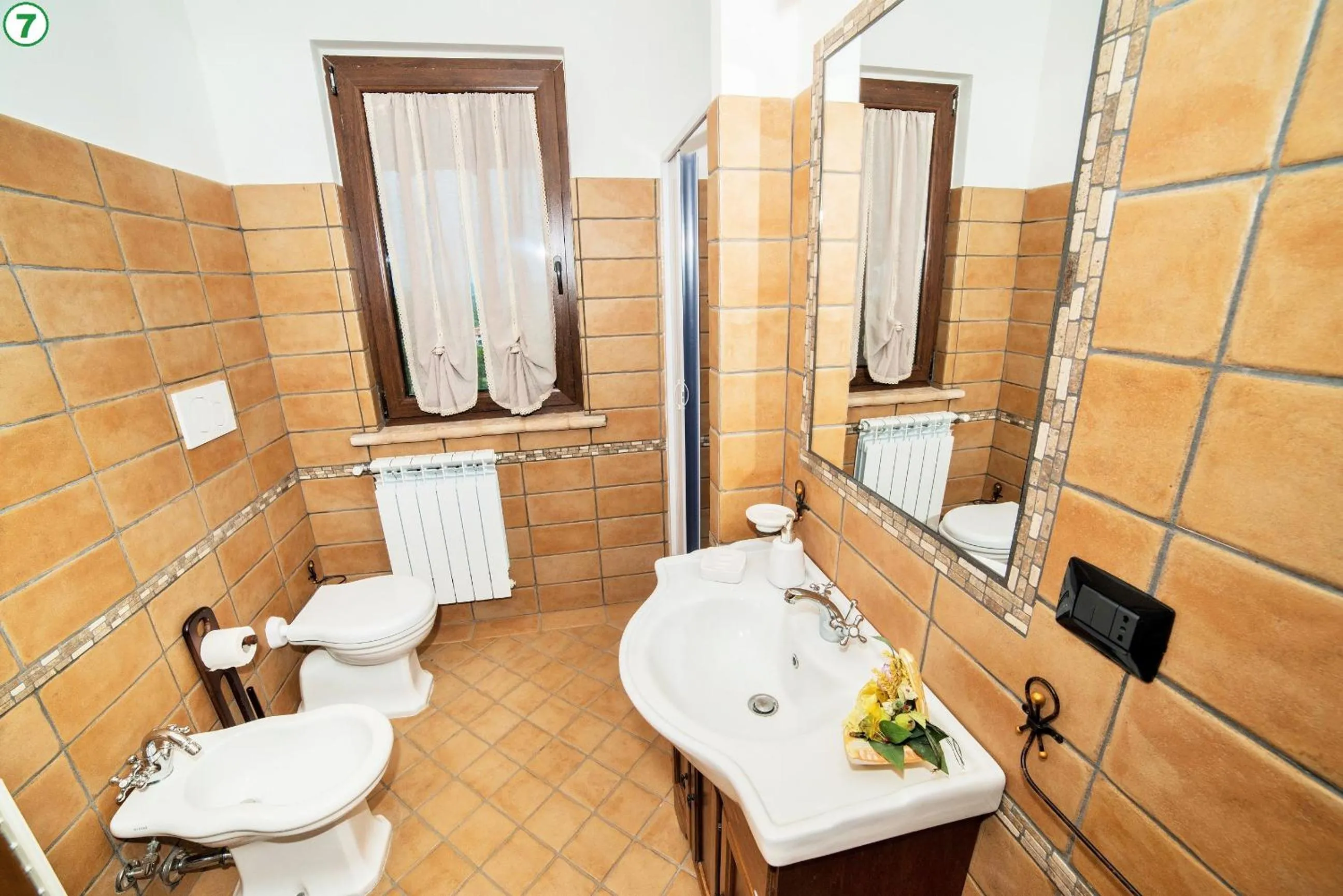 Bathroom in I Gigli del Belvedere