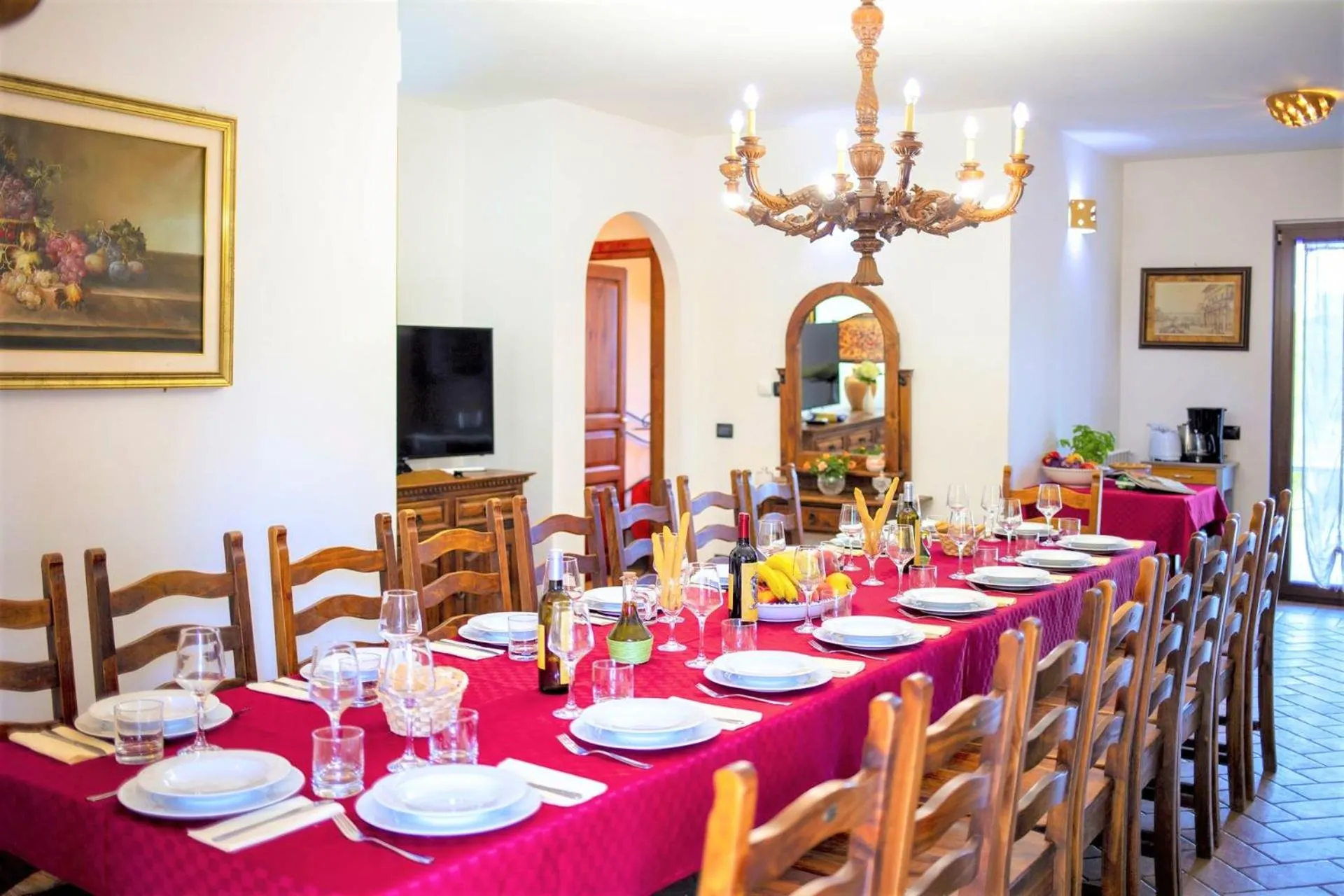 Living room in I Gigli del Belvedere