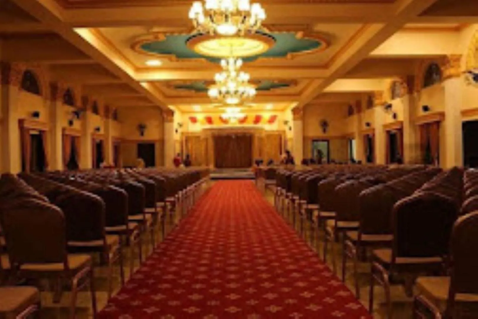 Seating area in Shri Vitthal Mangalam ,Satara