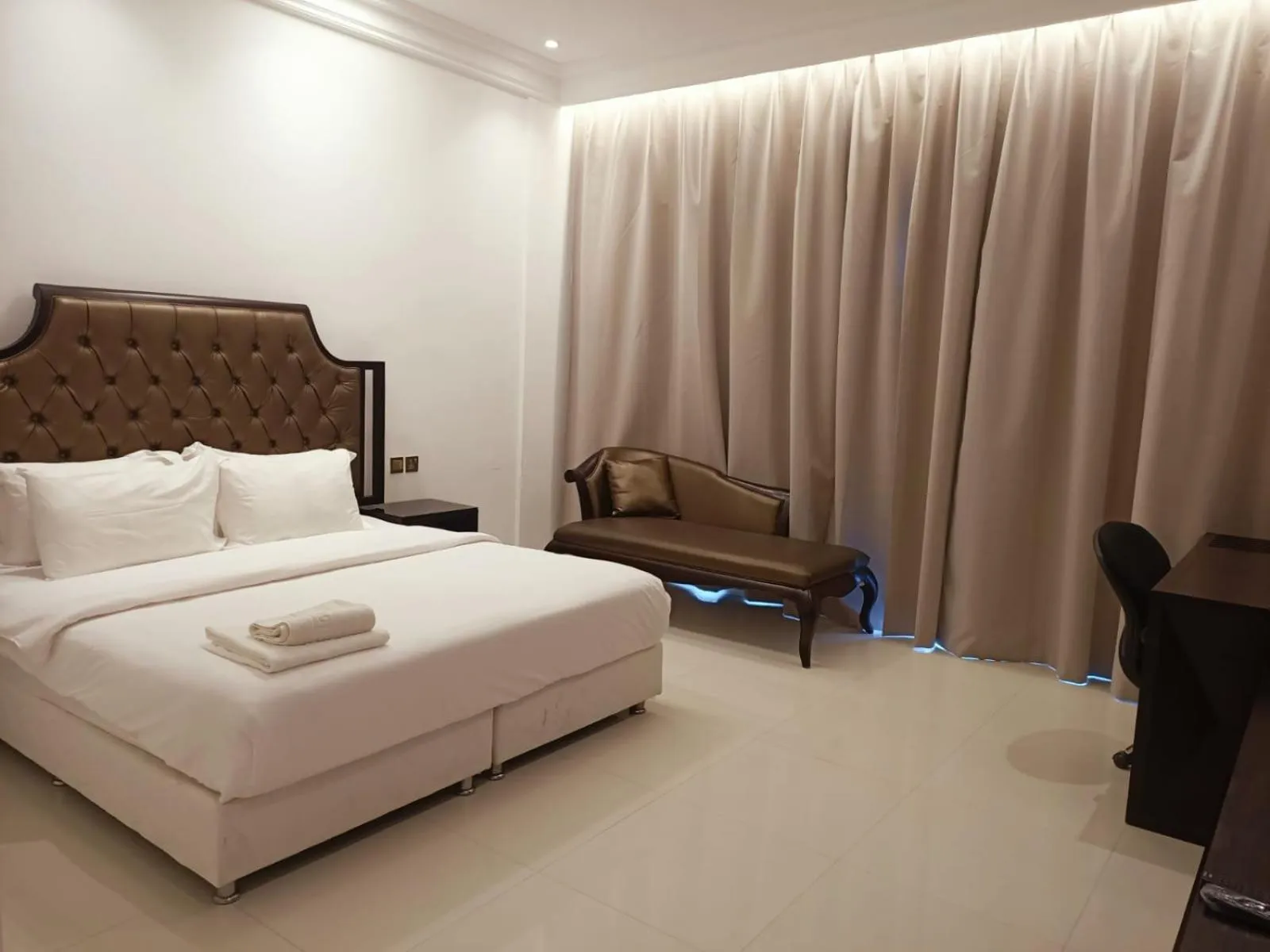 Photo of the whole room, Bed in Dibba Sea View Hotel by AMA Pro