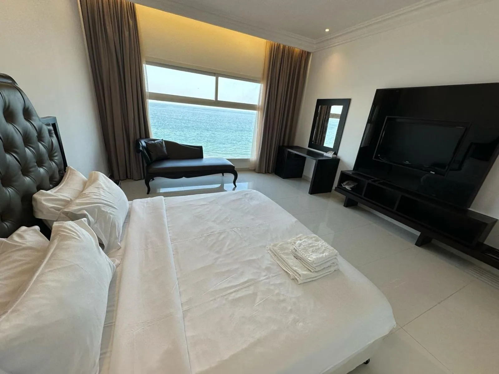 Photo of the whole room, Bed in Dibba Sea View Hotel by AMA Pro