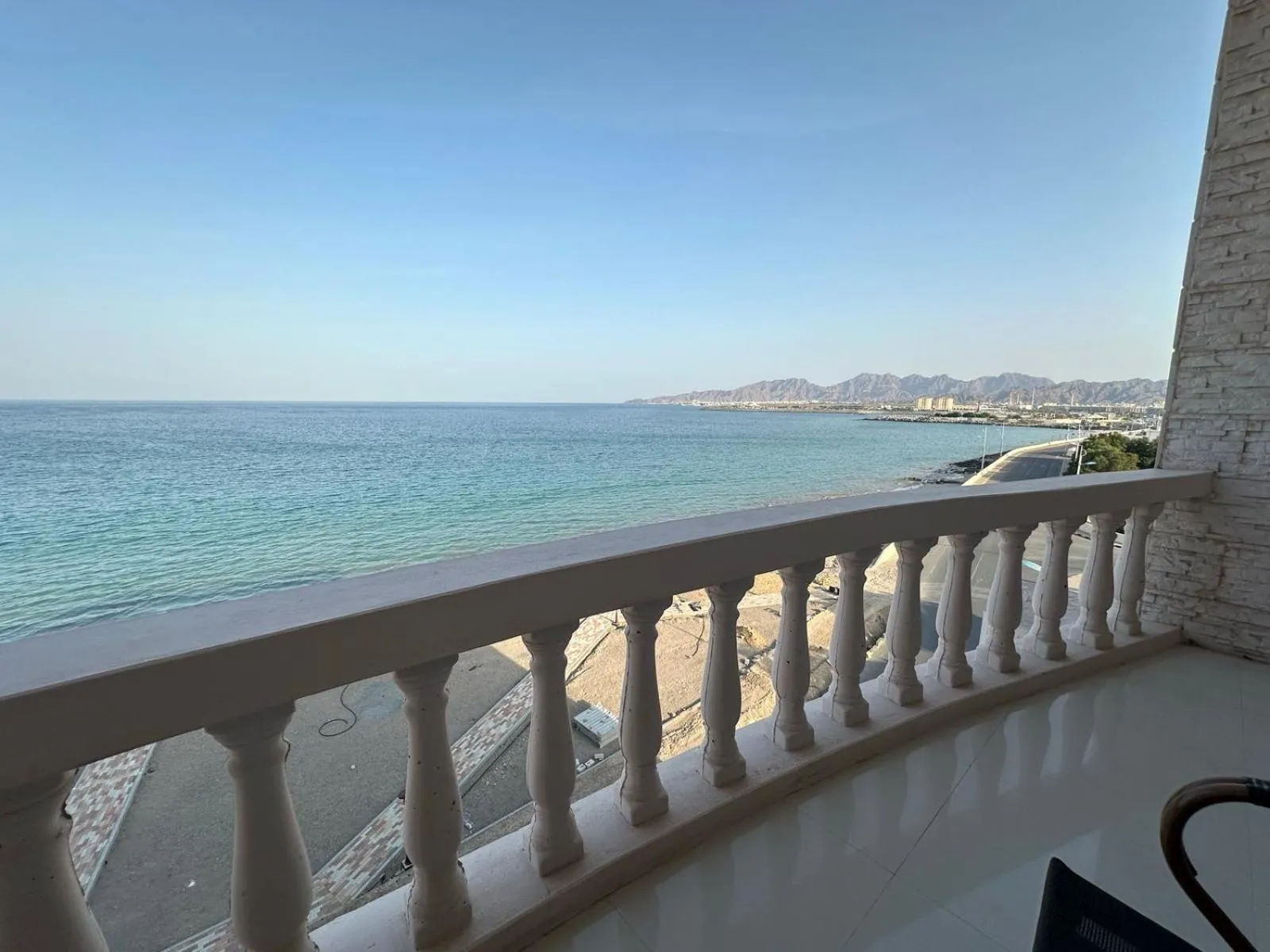 Balcony/Terrace in Dibba Sea View Hotel by AMA Pro