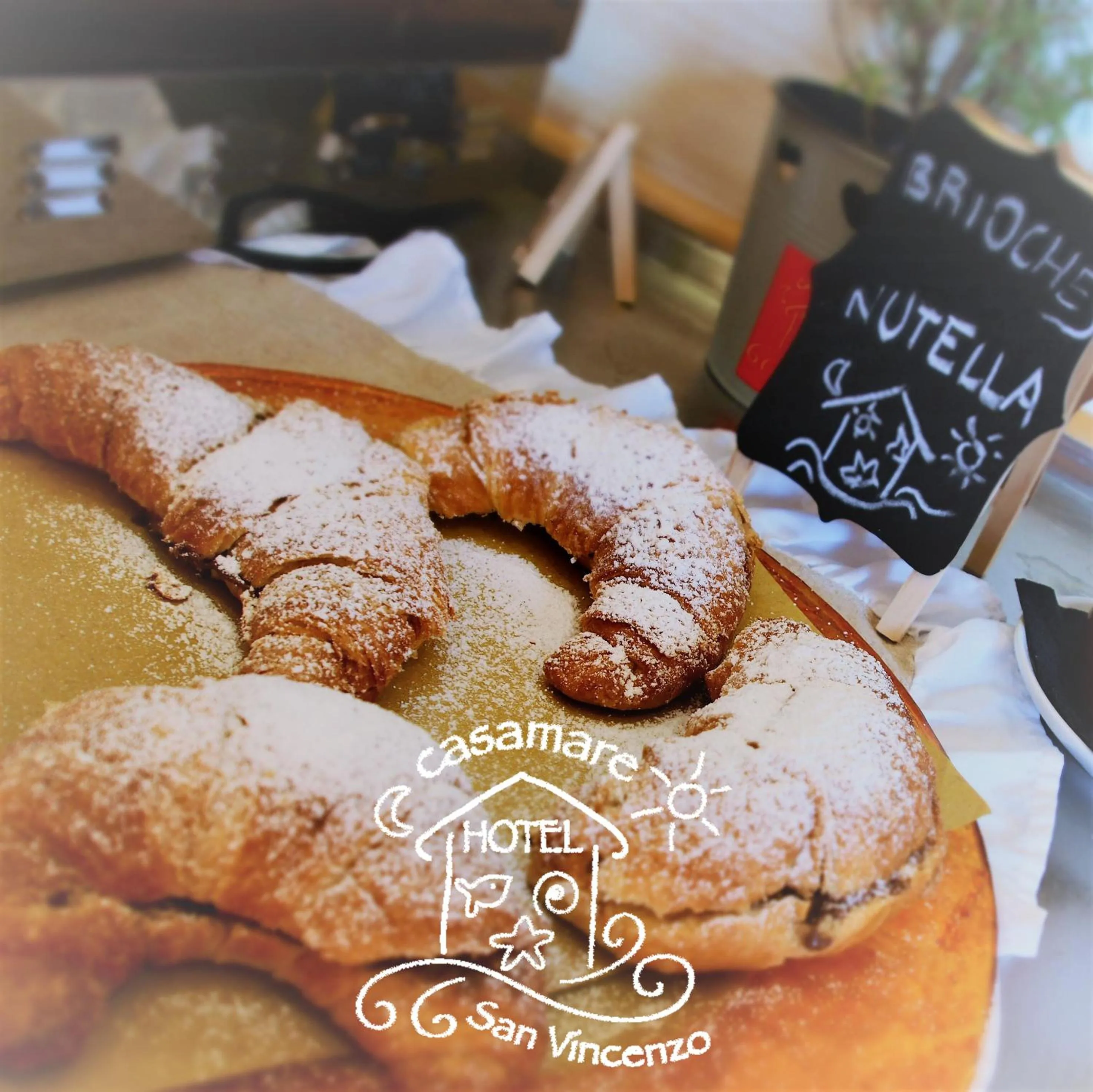 Italian breakfast in Casamare Hotel