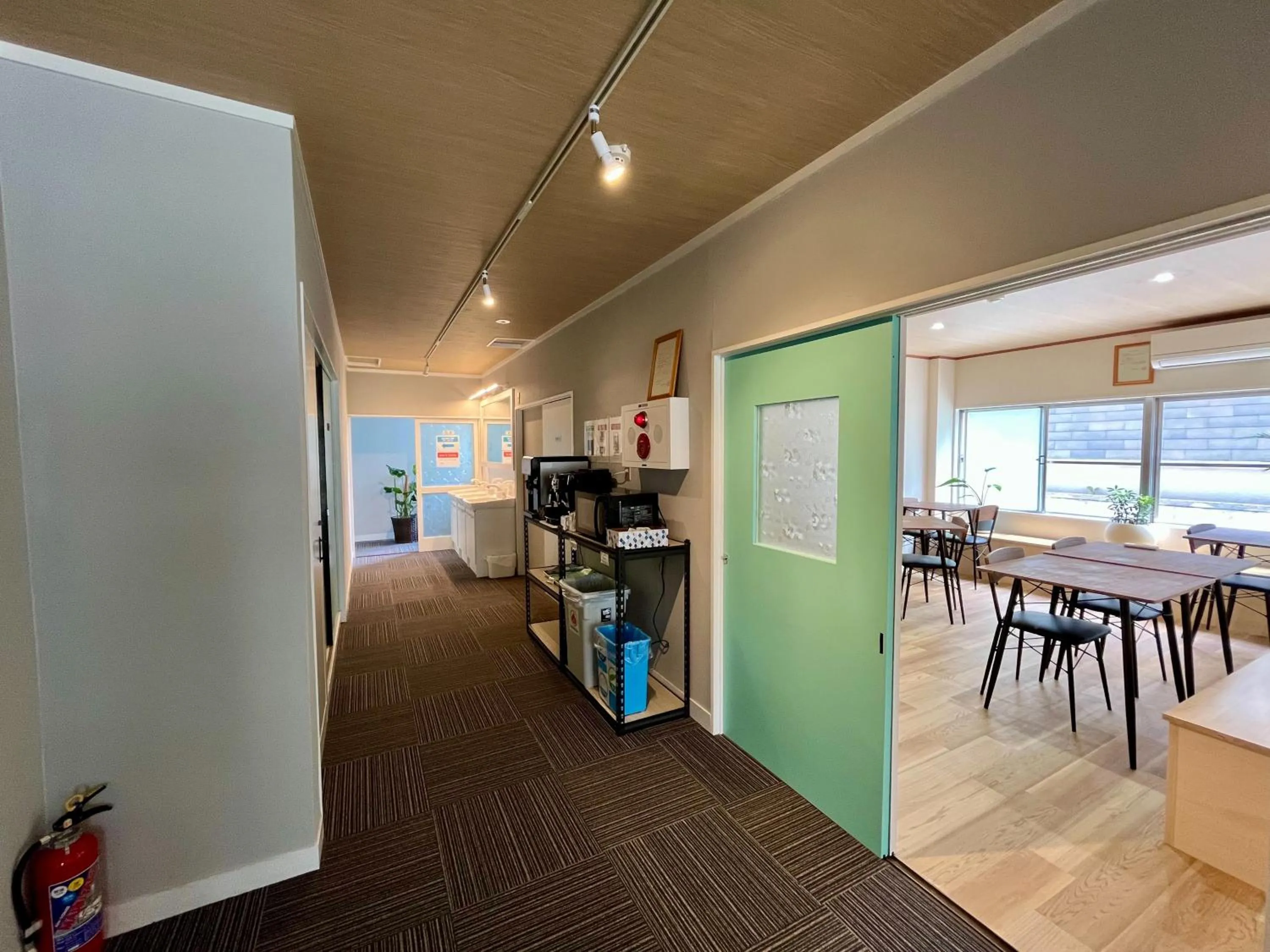 Dining area in Yuzawa house