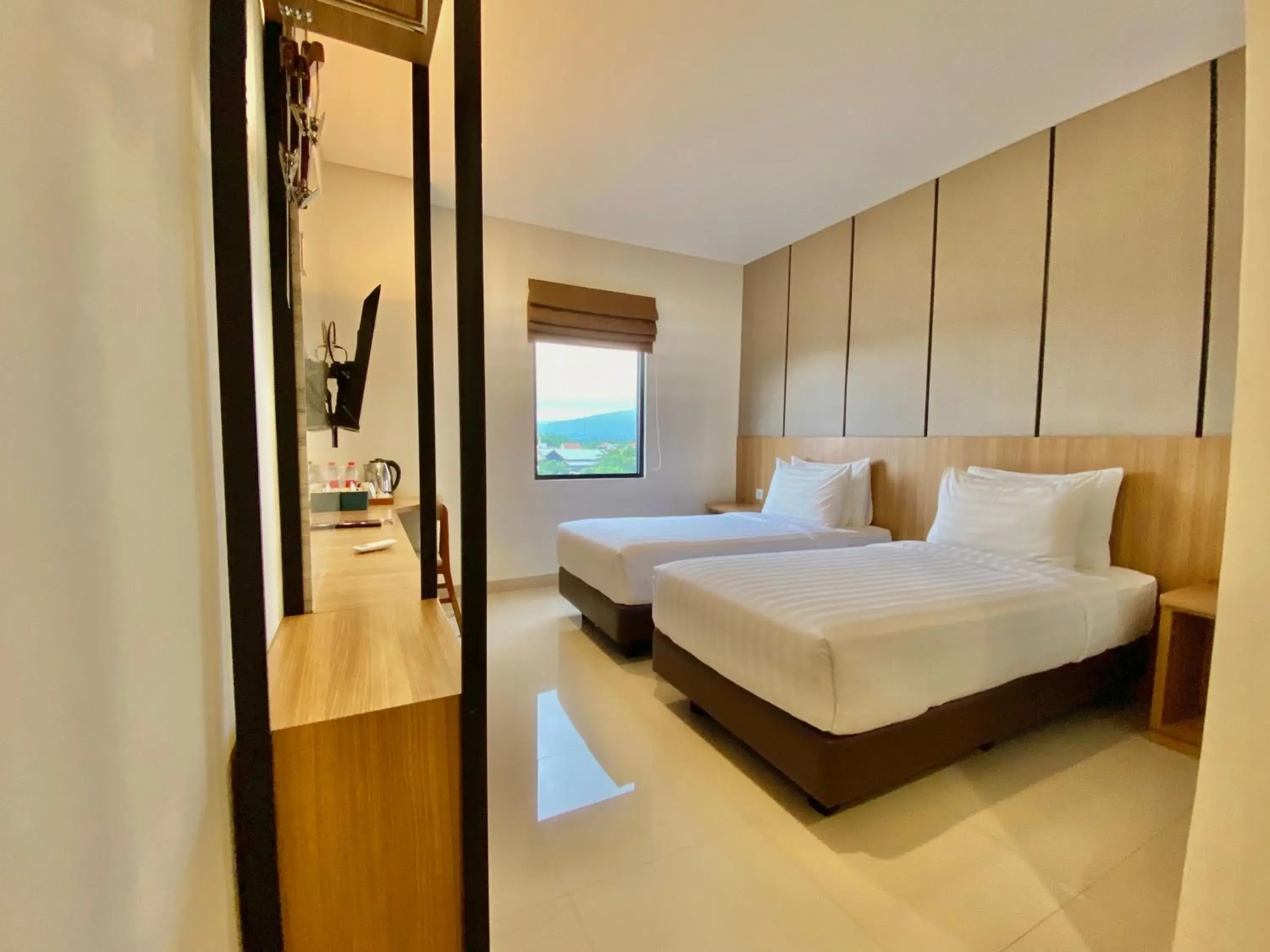 Bedroom, Bed in Front One Hotel Gombong Bedroom, Bed in Front One Hotel Gombong