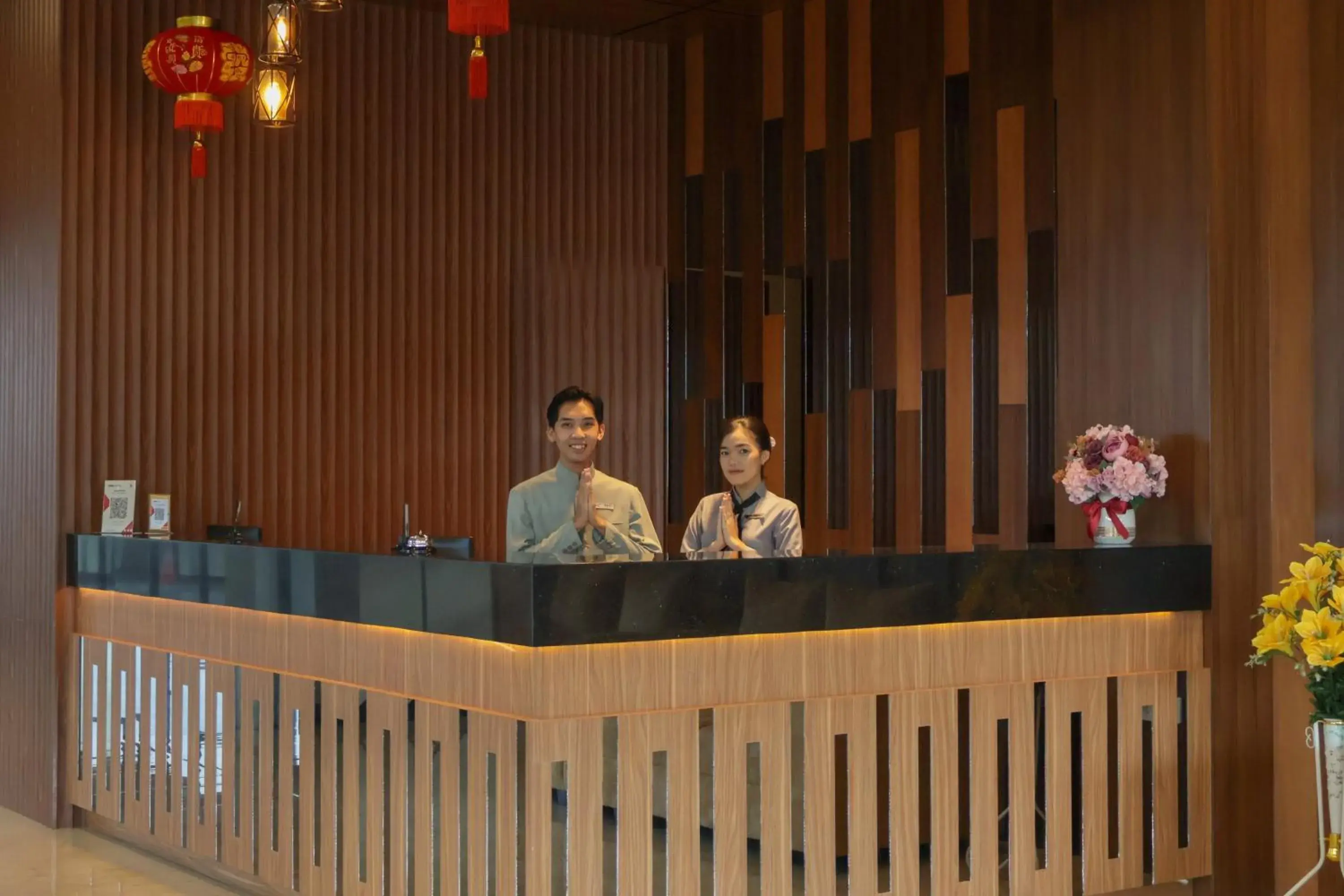 Lobby or reception in Front One Hotel Gombong Lobby or reception in Front One Hotel Gombong