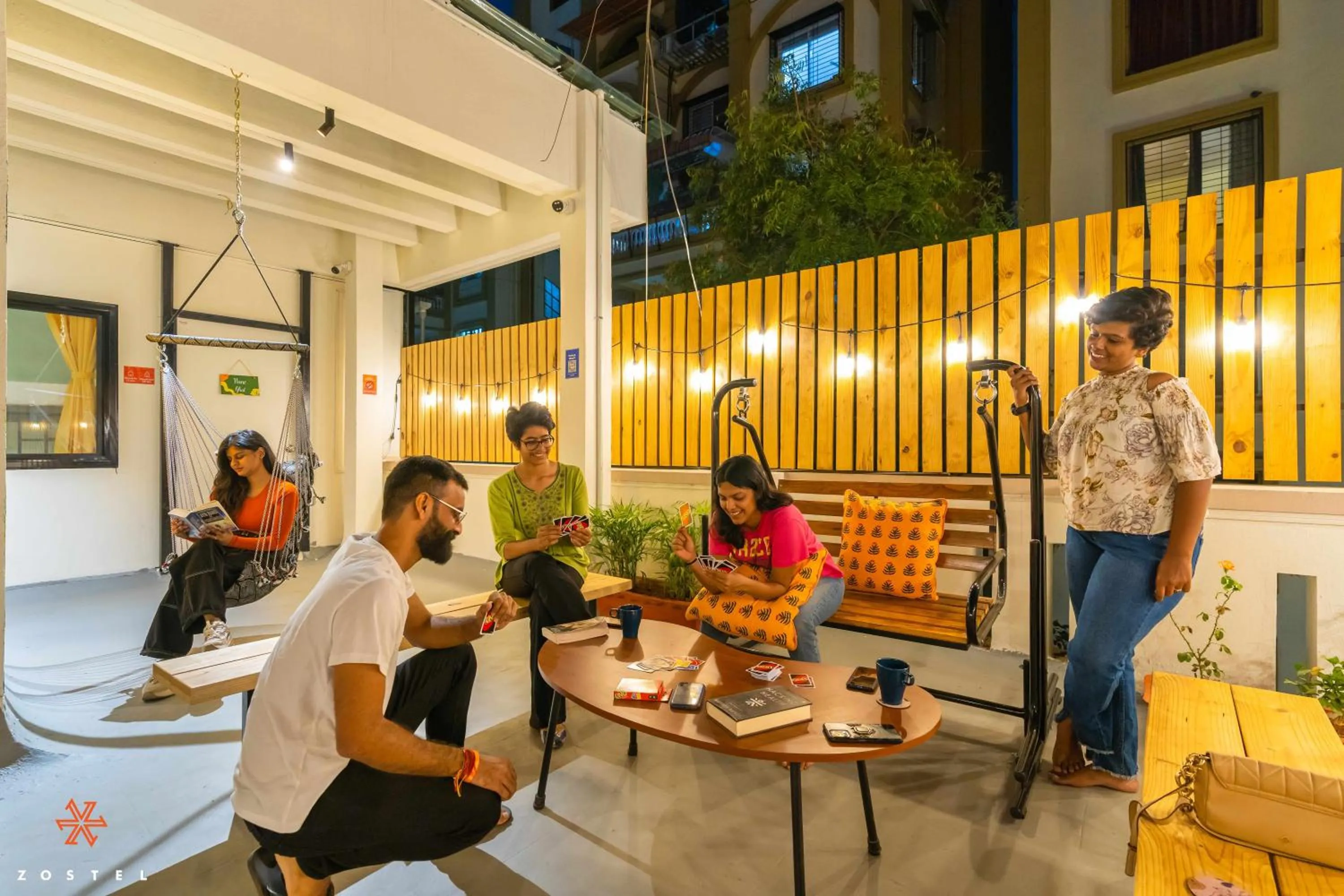 Balcony/Terrace in Zostel Pune (Viman Nagar)