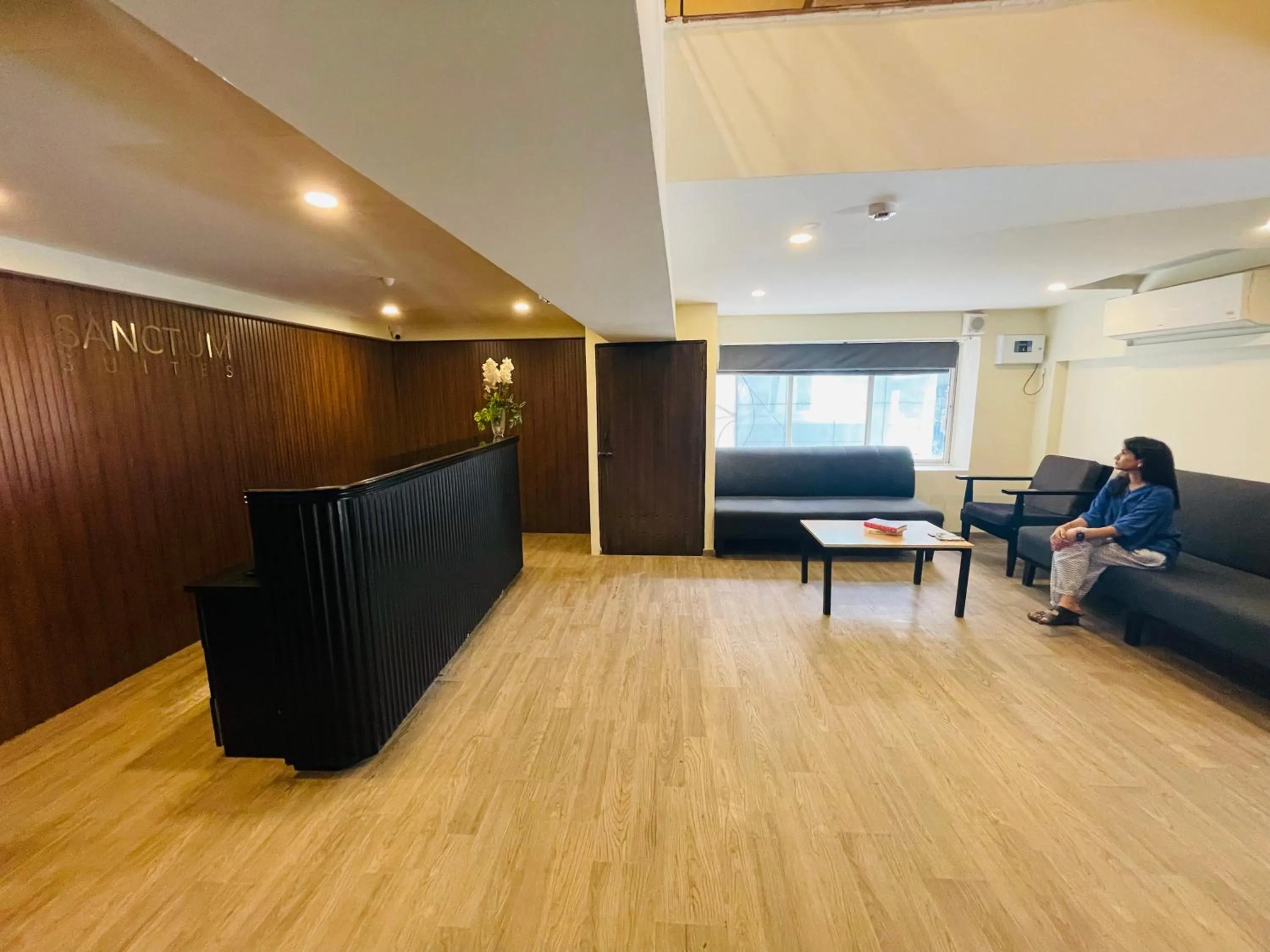 Lobby or reception in Sanctum Suites Richmond Road Bangalore