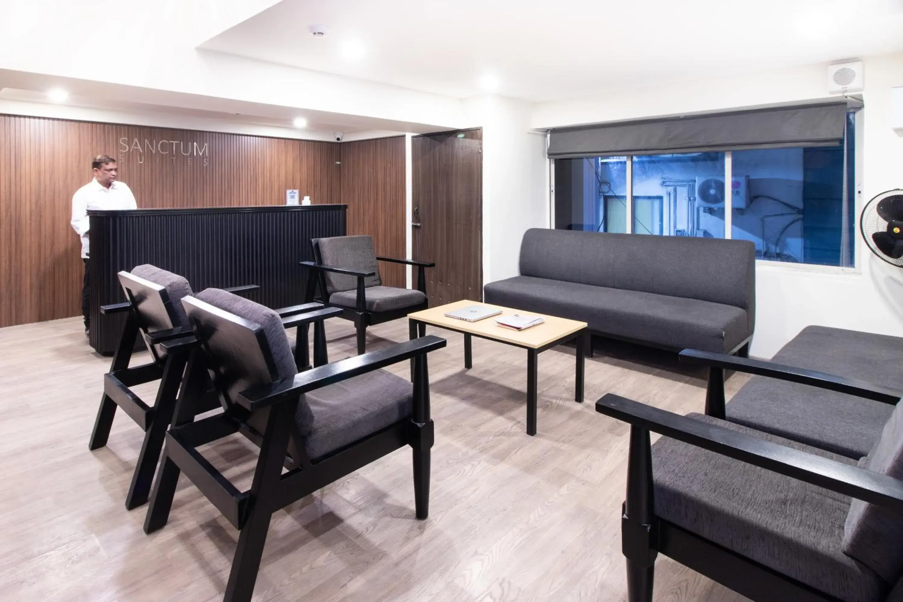 Lobby or reception in Sanctum Suites Richmond Road Bangalore Lobby or reception in Sanctum Suites Richmond Road Bangalore