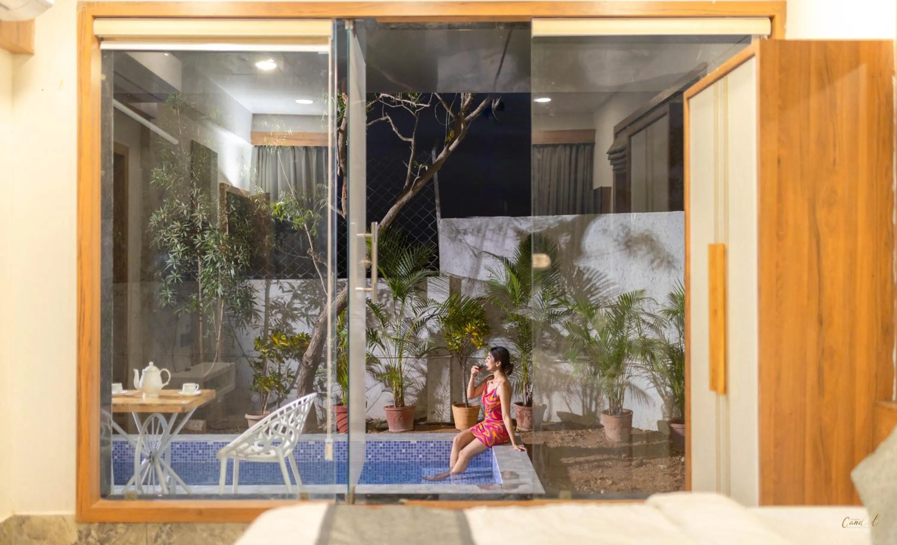 Bedroom in Daksh Eden Greenz -A Luxury Resort in Sasan Gir