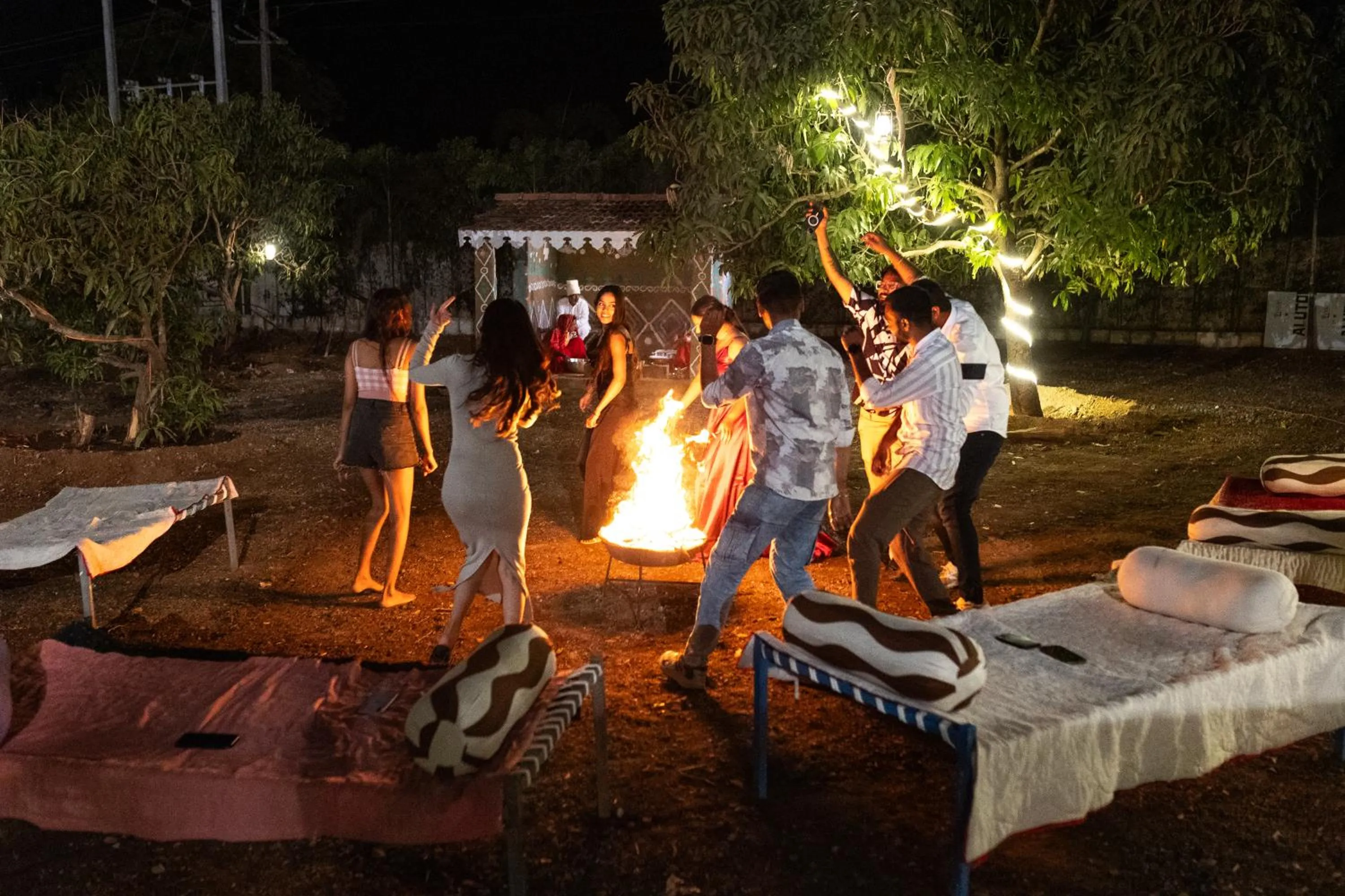 group of guests in Daksh Eden Greenz -A Luxury Resort in Sasan Gir