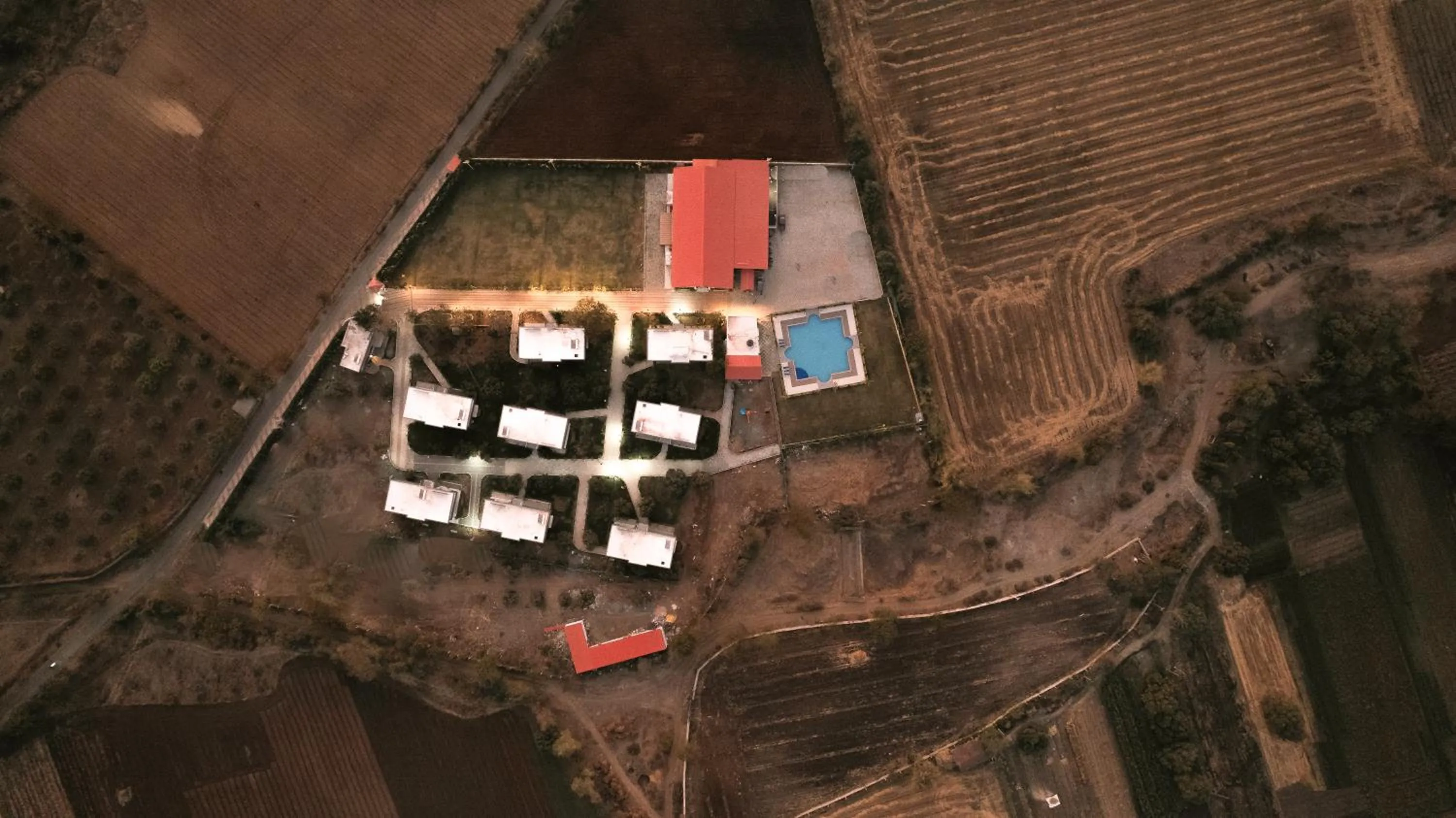 Bird's eye view in Daksh Eden Greenz -A Luxury Resort in Sasan Gir