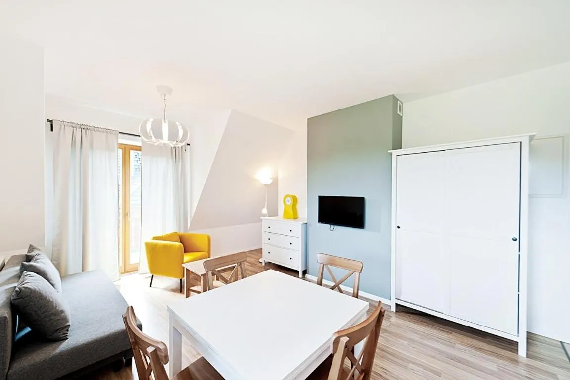 Kitchen or kitchenette in Apartamenty Lipki Park, Sun & Snow